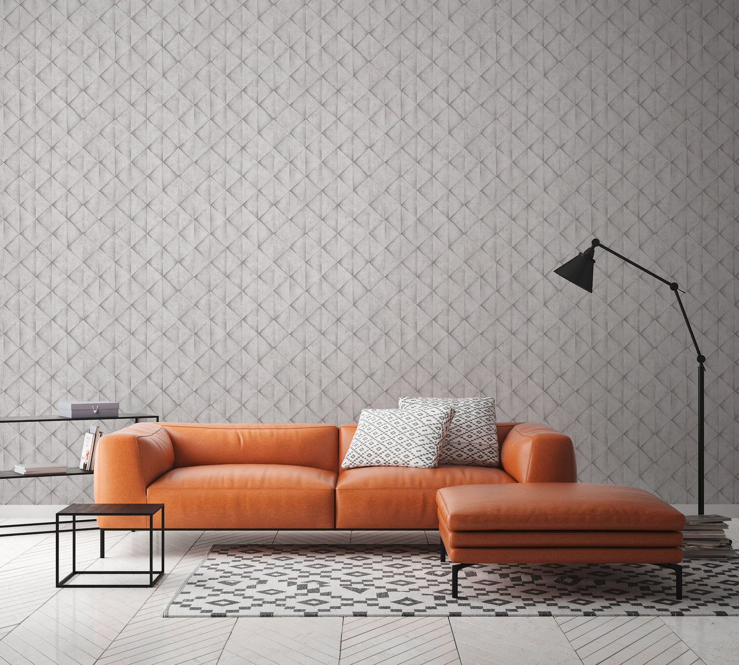 A.S. Création Geometrische Tapete Grau 377422 Wandtapete Vliestapete GrafikVinyl