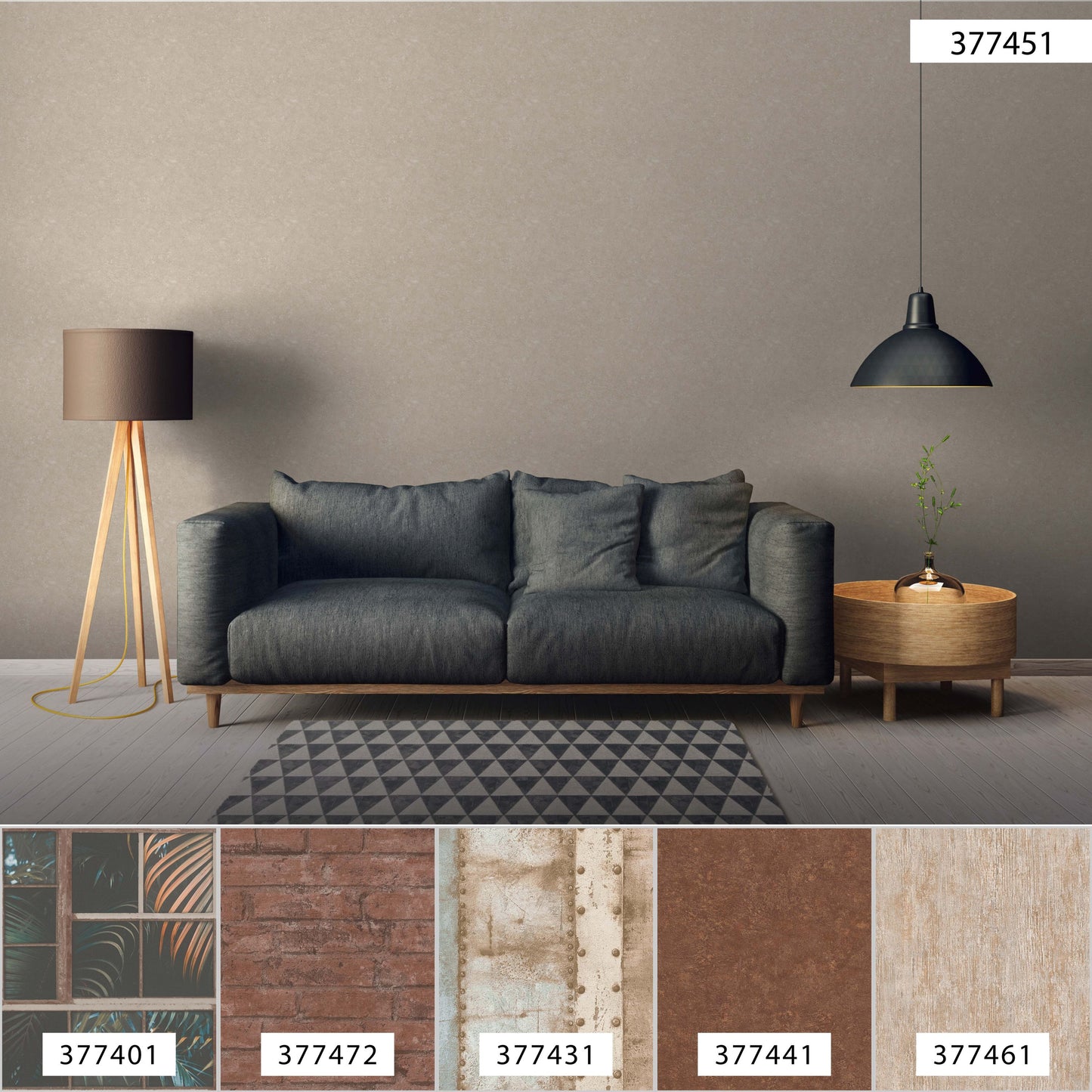 A.S. Création Unitapete Beige 377451 Wandtapete Vliestapete Struktur Unis Vinyl