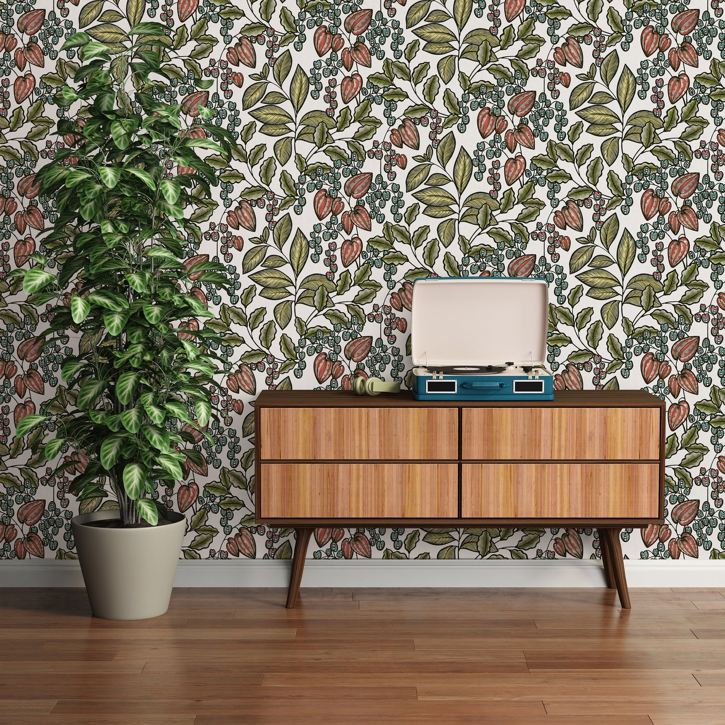 A.S. Création Blumentapete Bunt 377545 Wandtapete Vliestapete Natur Floral Vlies