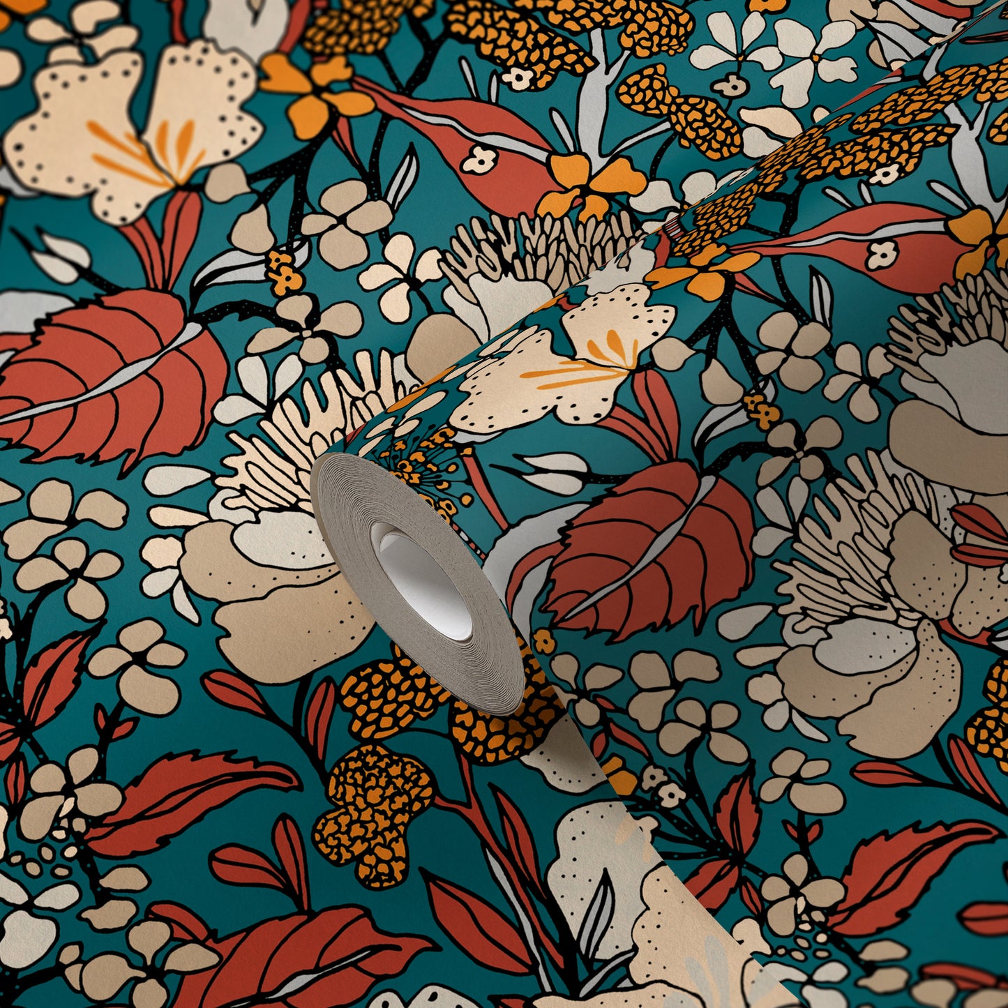 A.S. Création Dschungeltapete Bunt 377562 Wandtapete Vliestapete Floral Vlies