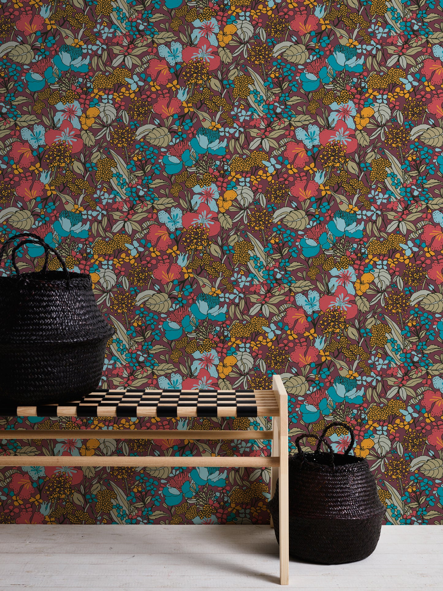 A.S. Création Dschungeltapete Rot 377563 Wandtapete Vliestapete Floral Vlies