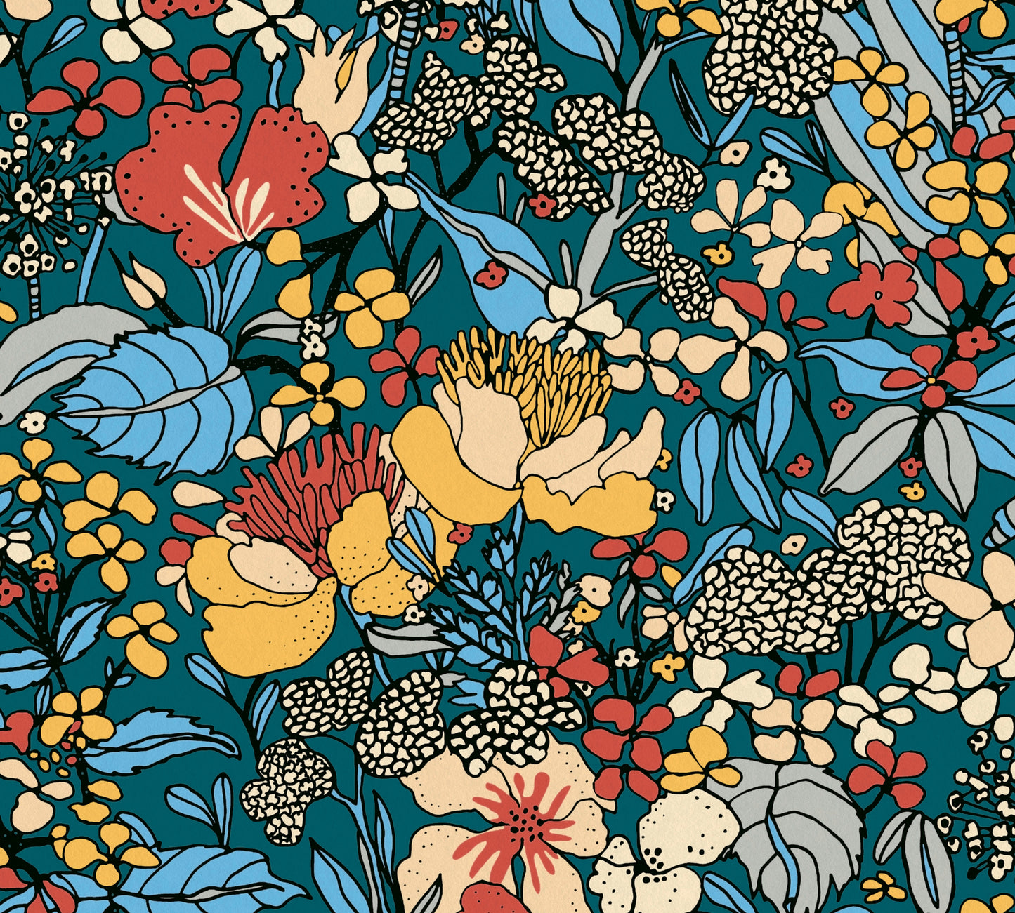 A.S. Création Dschungeltapete Bunt 377564 Wandtapete Vliestapete Floral Vlies