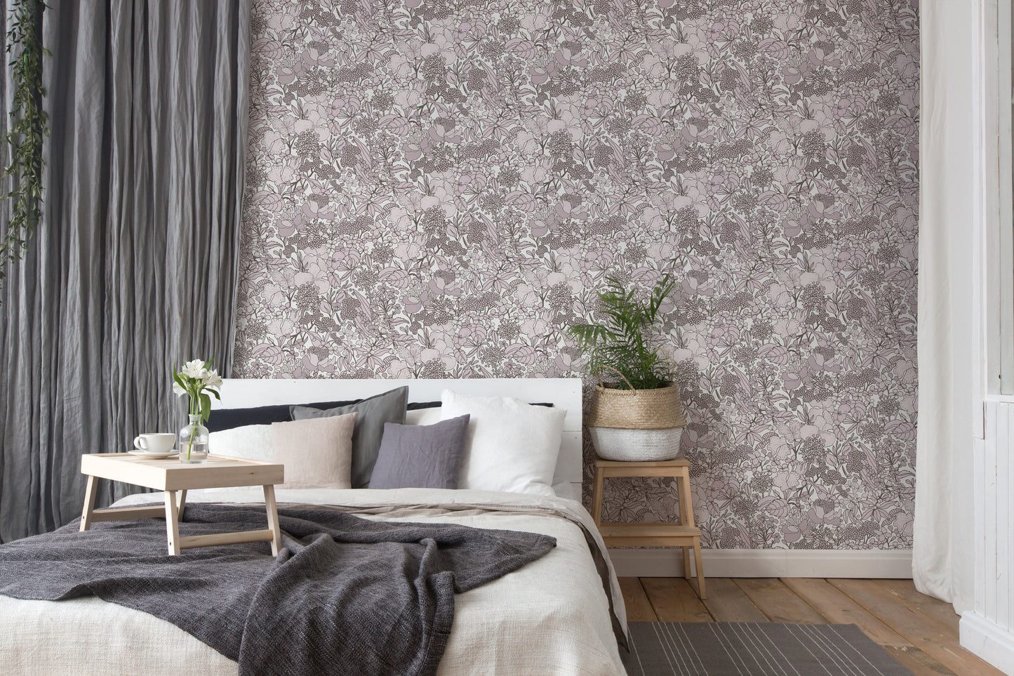 A.S. Création Dschungeltapete Creme 377565 Wandtapete Vliestapete Floral Vlies