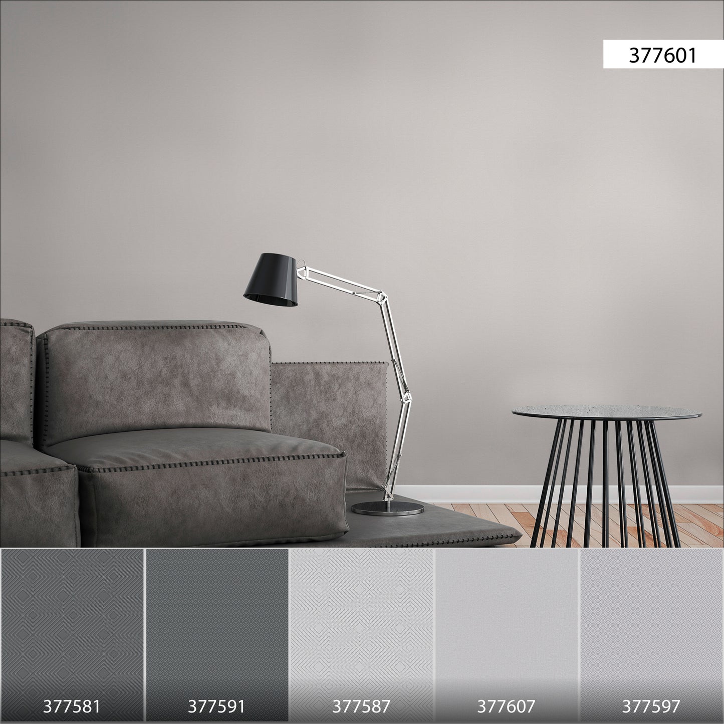 A.S. Création Unitapete Creme 377601 Wandtapete Vliestapete Struktur Unis Vinyl