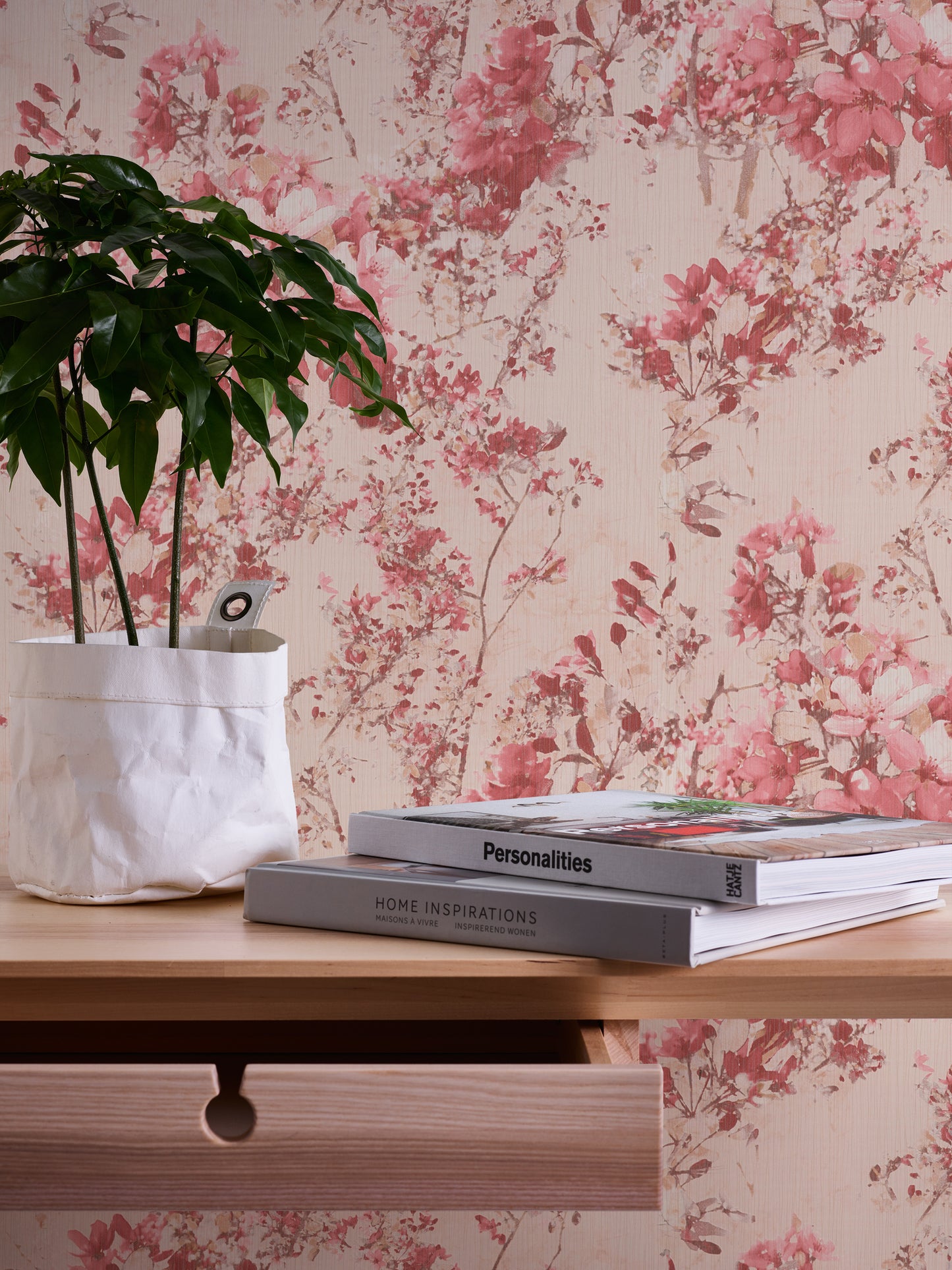 A.S. Création Blumen Tapete Rot 378162 Wandtapete Vliestapete Floral Vinyl Rolle