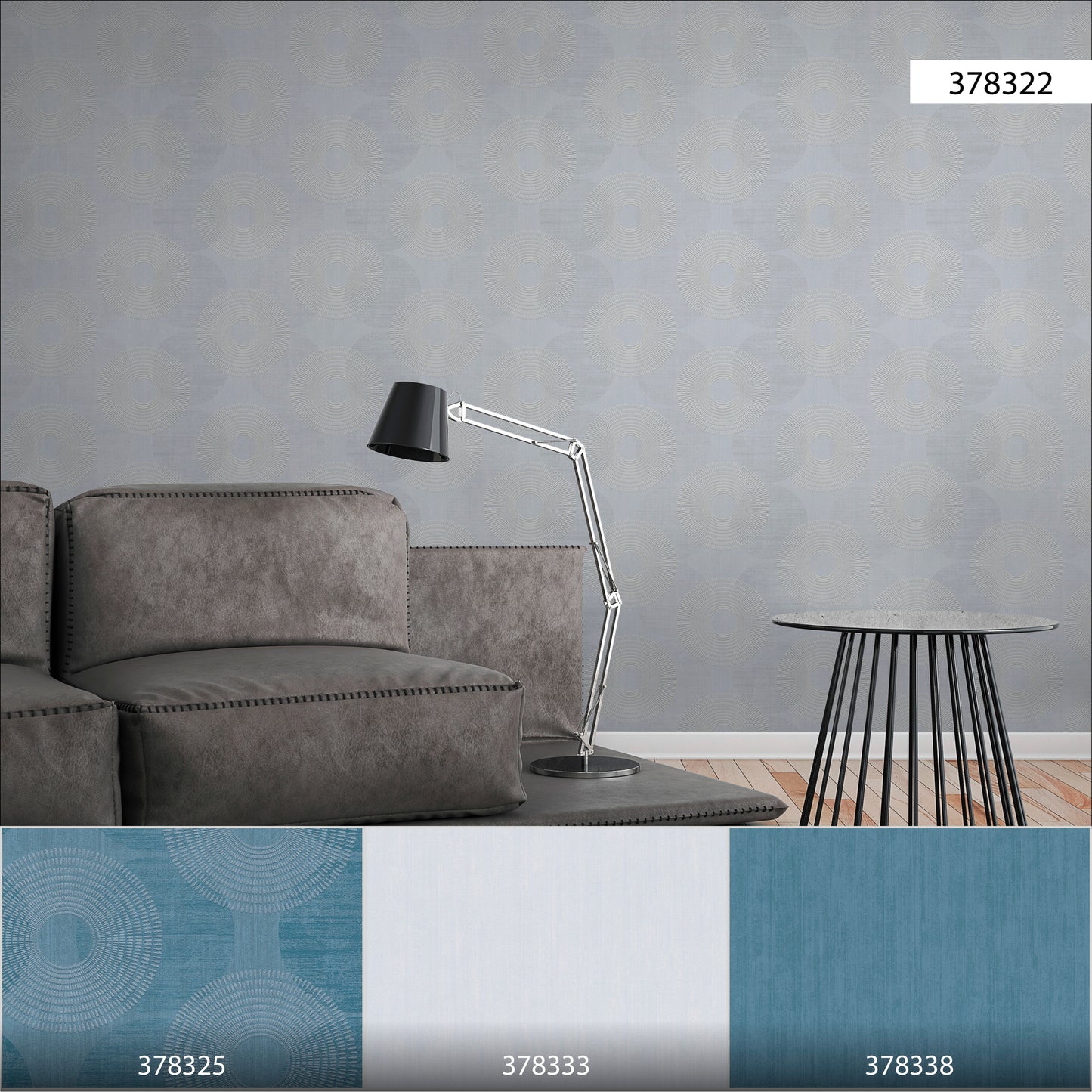 A.S. Création Punktetapete Grau 378322 Wandtapete Vliestapete Grafik Vinyl Rolle