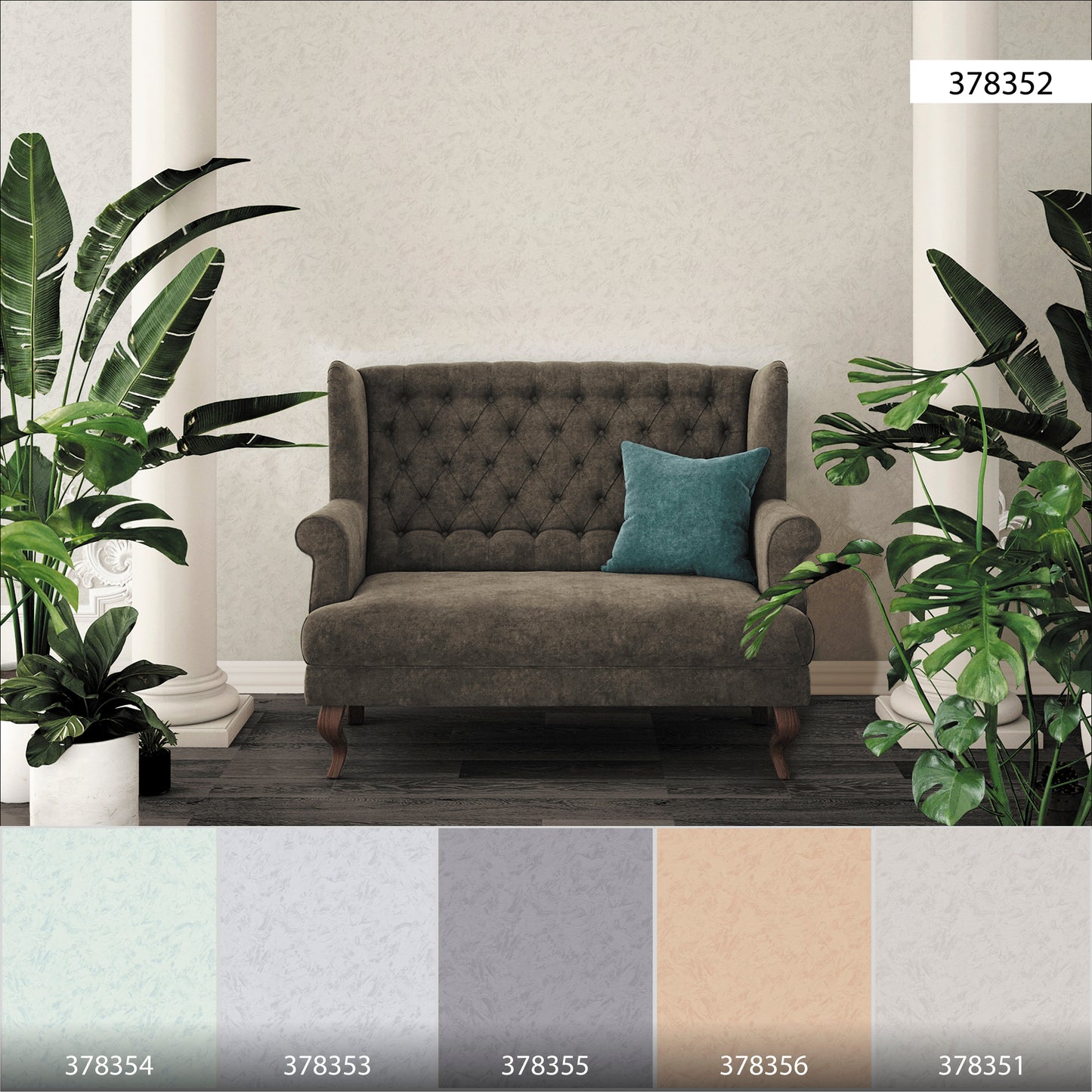 A.S. Création Unitapete Beige 378352 Wandtapete Vliestapete Struktur Unis Vinyl