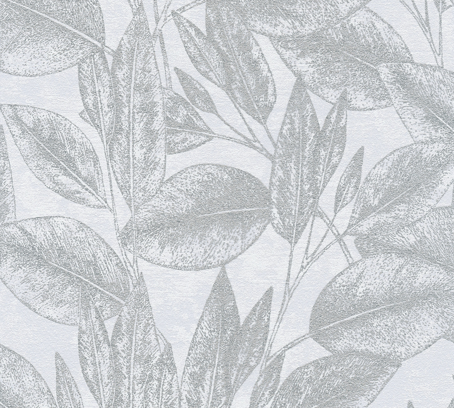 A.S. Création Blumentapete Silber 378362 Wandtapete Vliestapete Floral Vinyl