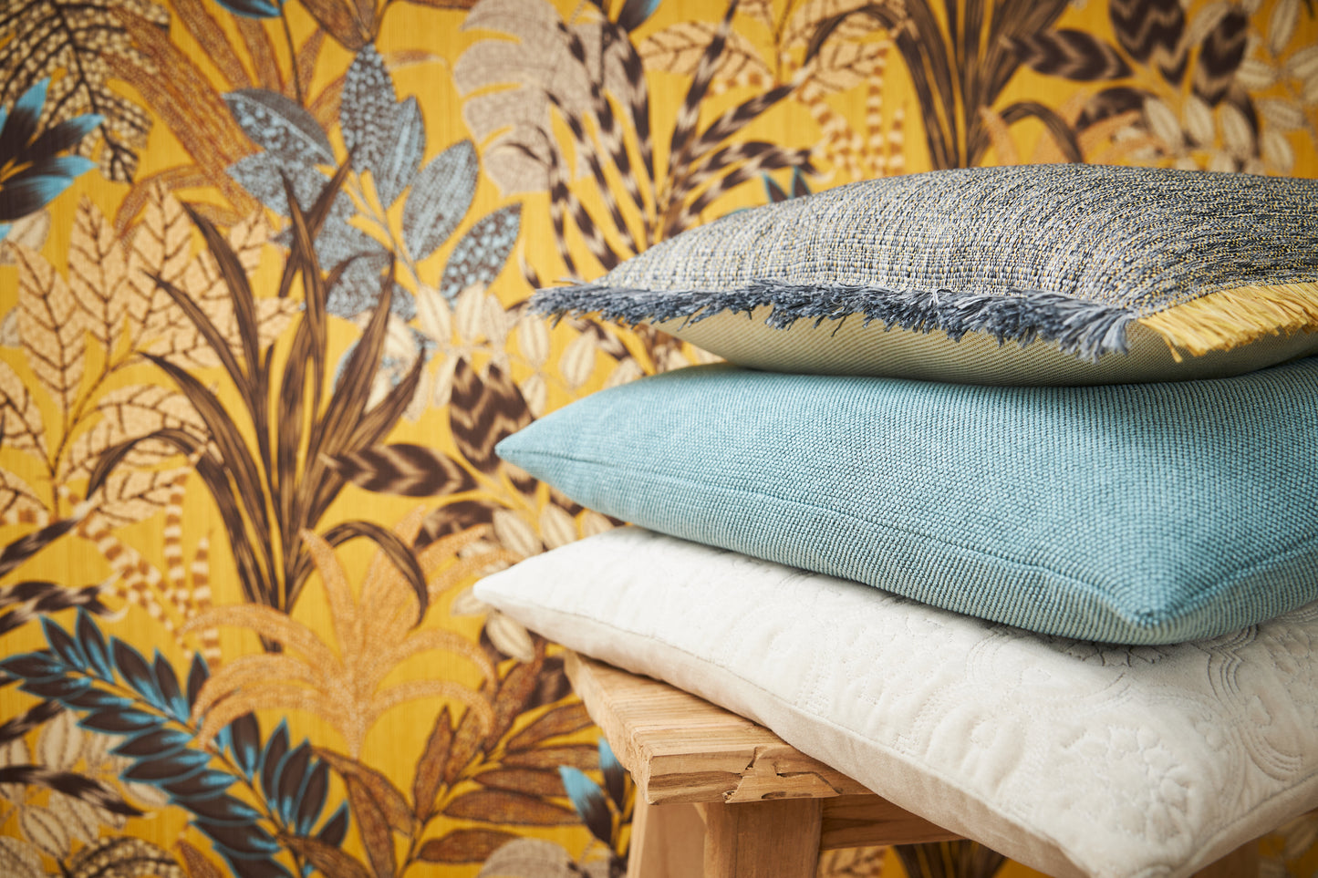 A.S. Création Blumen Tapete Gelb 378601 Wandtapete Vliestapete Floral Vinyl