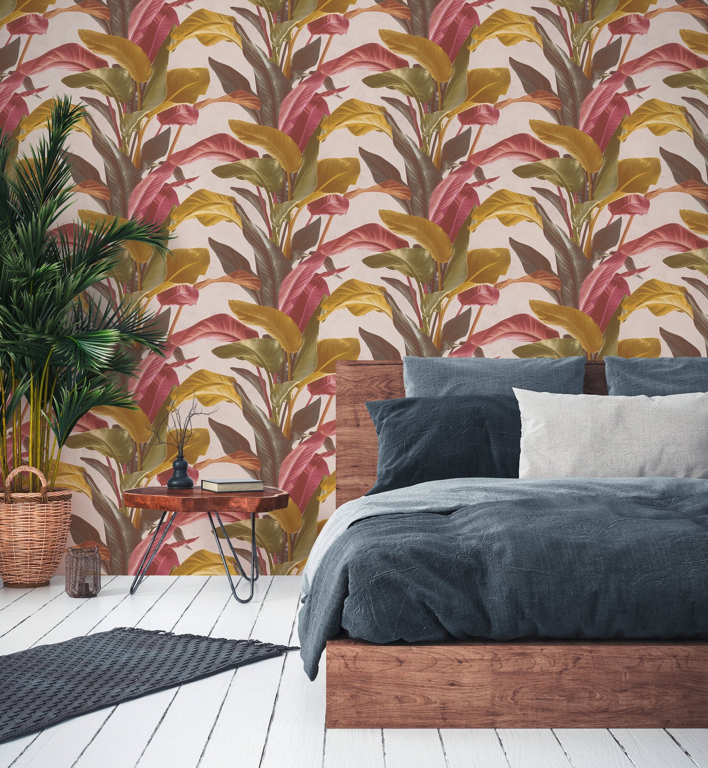 A.S. Création Blumen Tapete Rot 378622 Wandtapete Vliestapete Floral Vinyl Rolle
