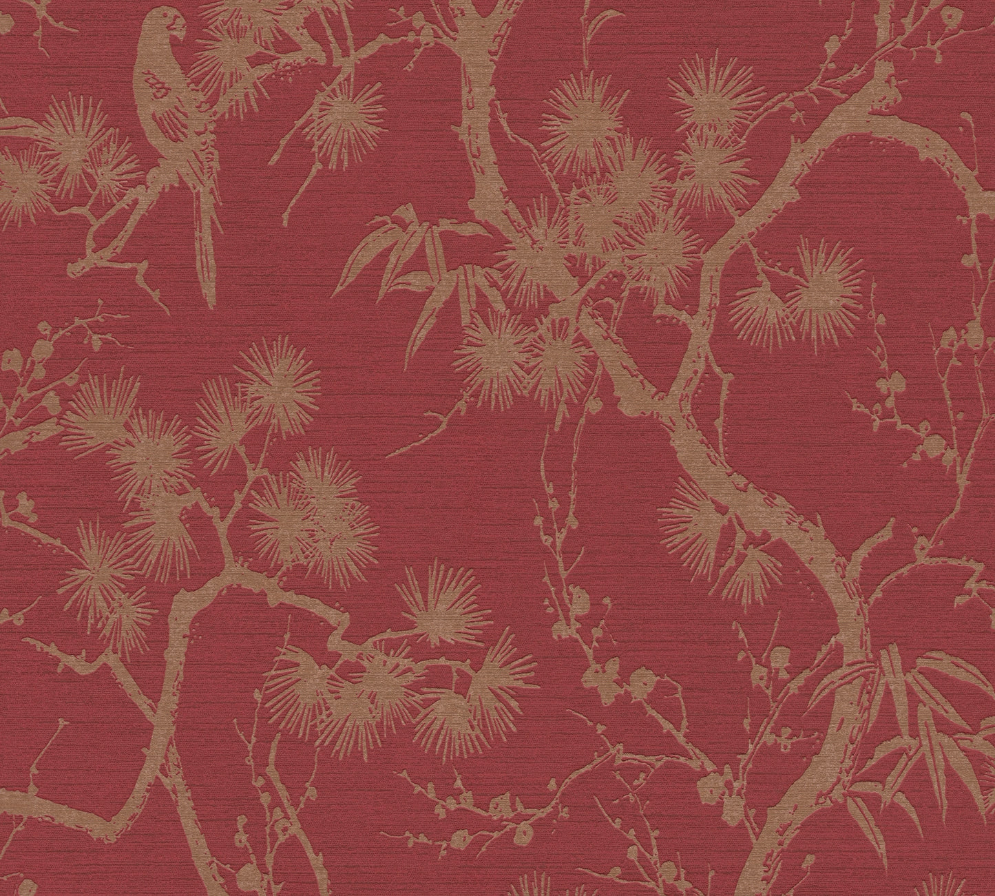 A.S. Création Blumen Tapete Rot 378671 Wandtapete Vliestapete Floral Vinyl Rolle