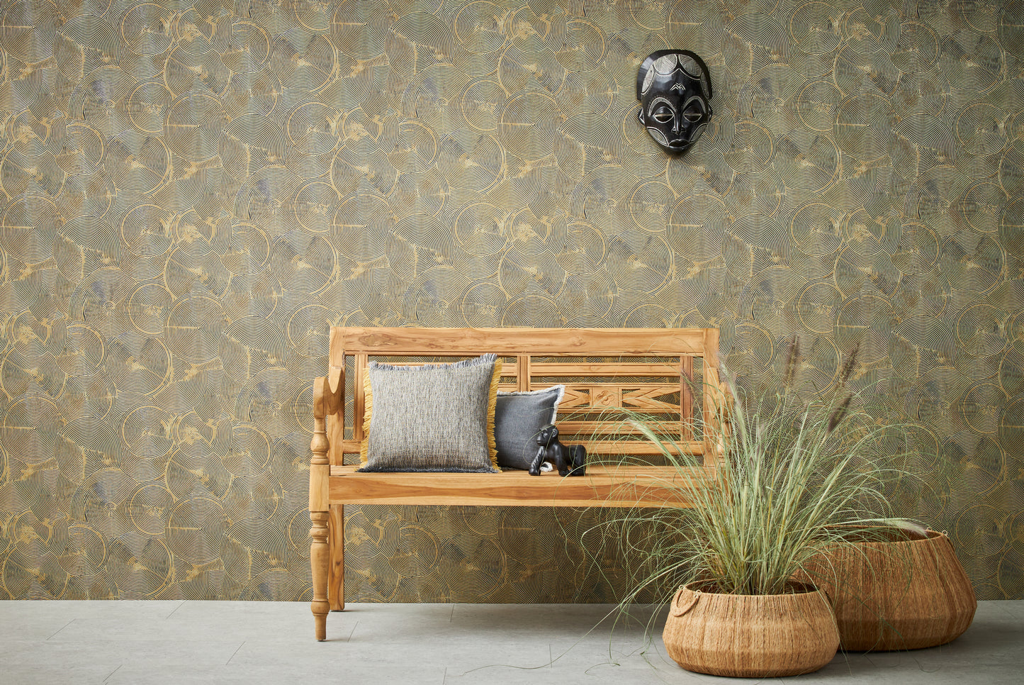 A.S. Création Tapete geometrisch Gold 379003 Wandtapete Vliestapete Grafik Vinyl