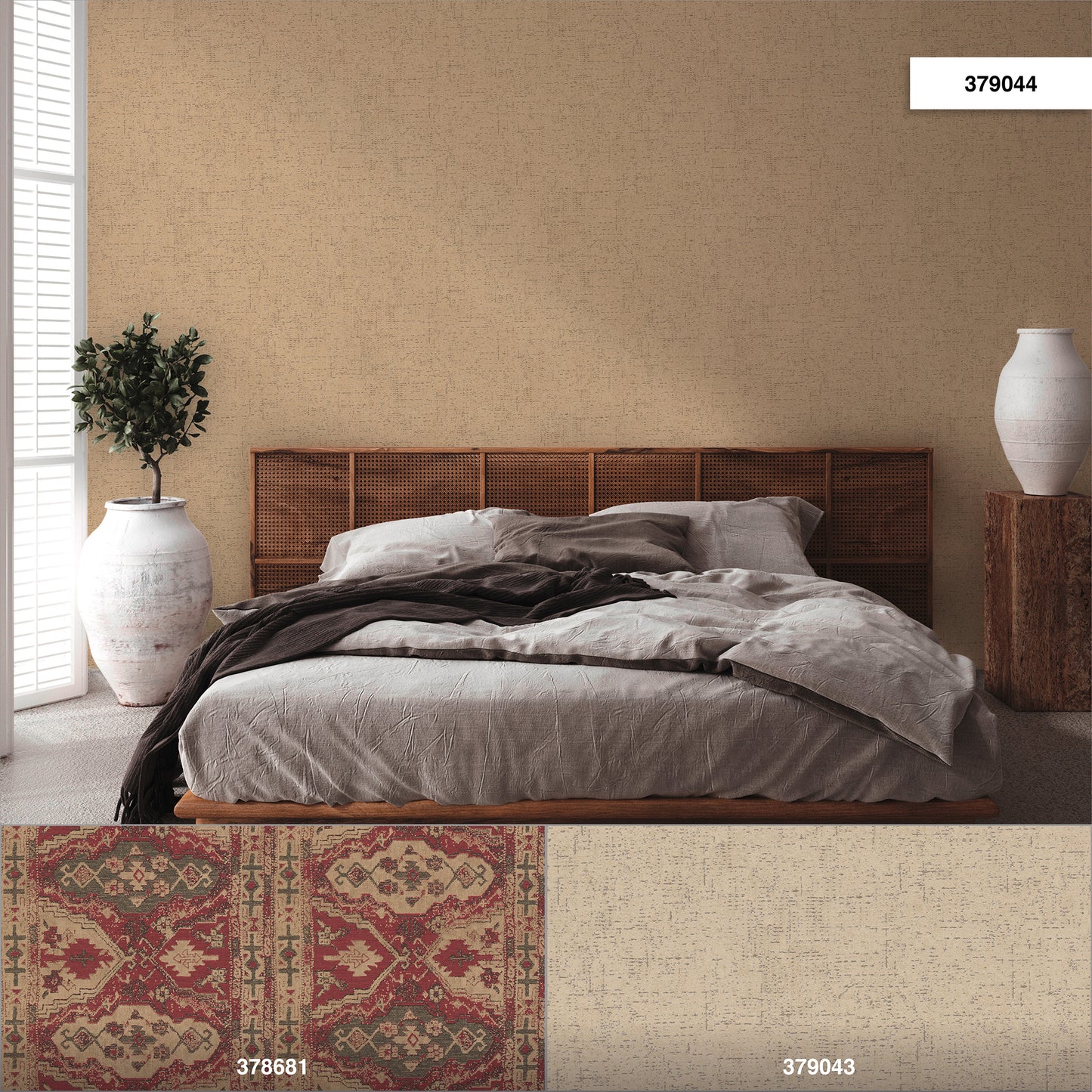 A.S. Création Unitapete Beige 379044 Wandtapete Vliestapete Struktur Unis Vinyl