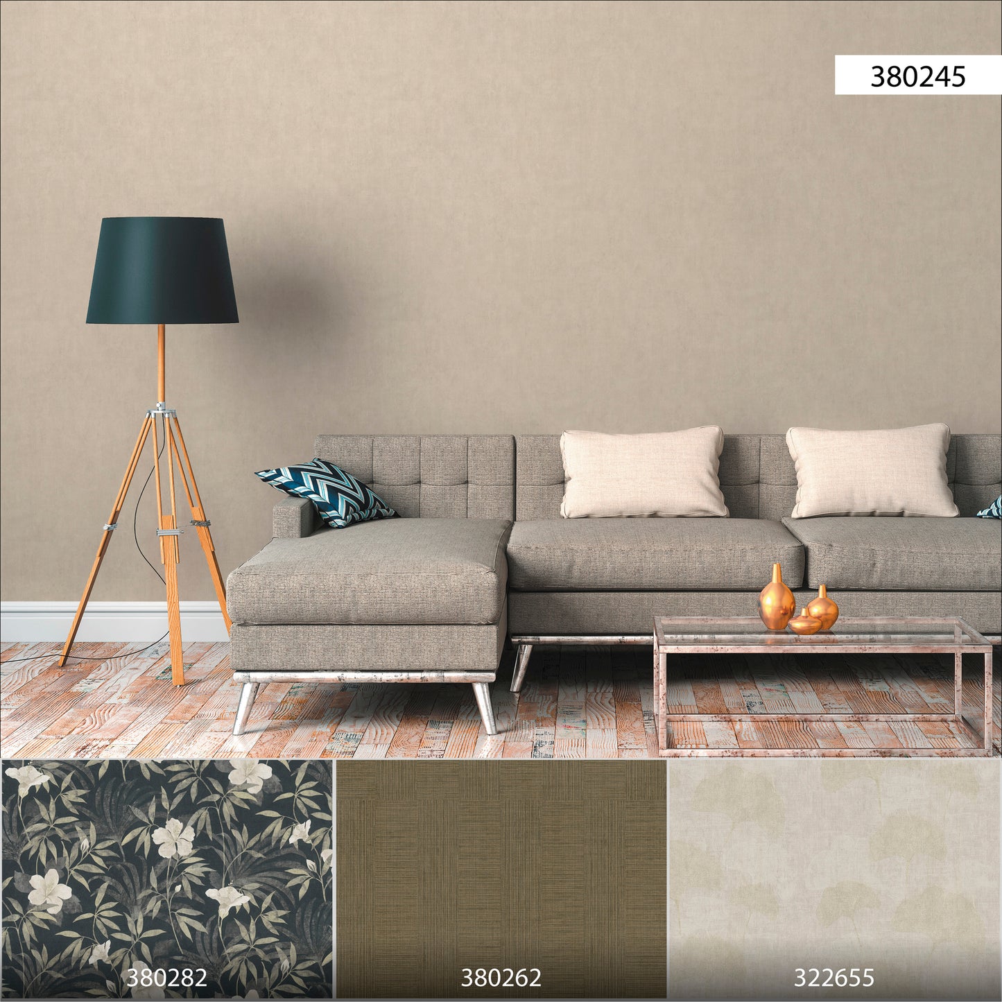 A.S. Création Uni Tapete Beige 380245 Wandtapete Vliestapete Unis Vinyl Rolle