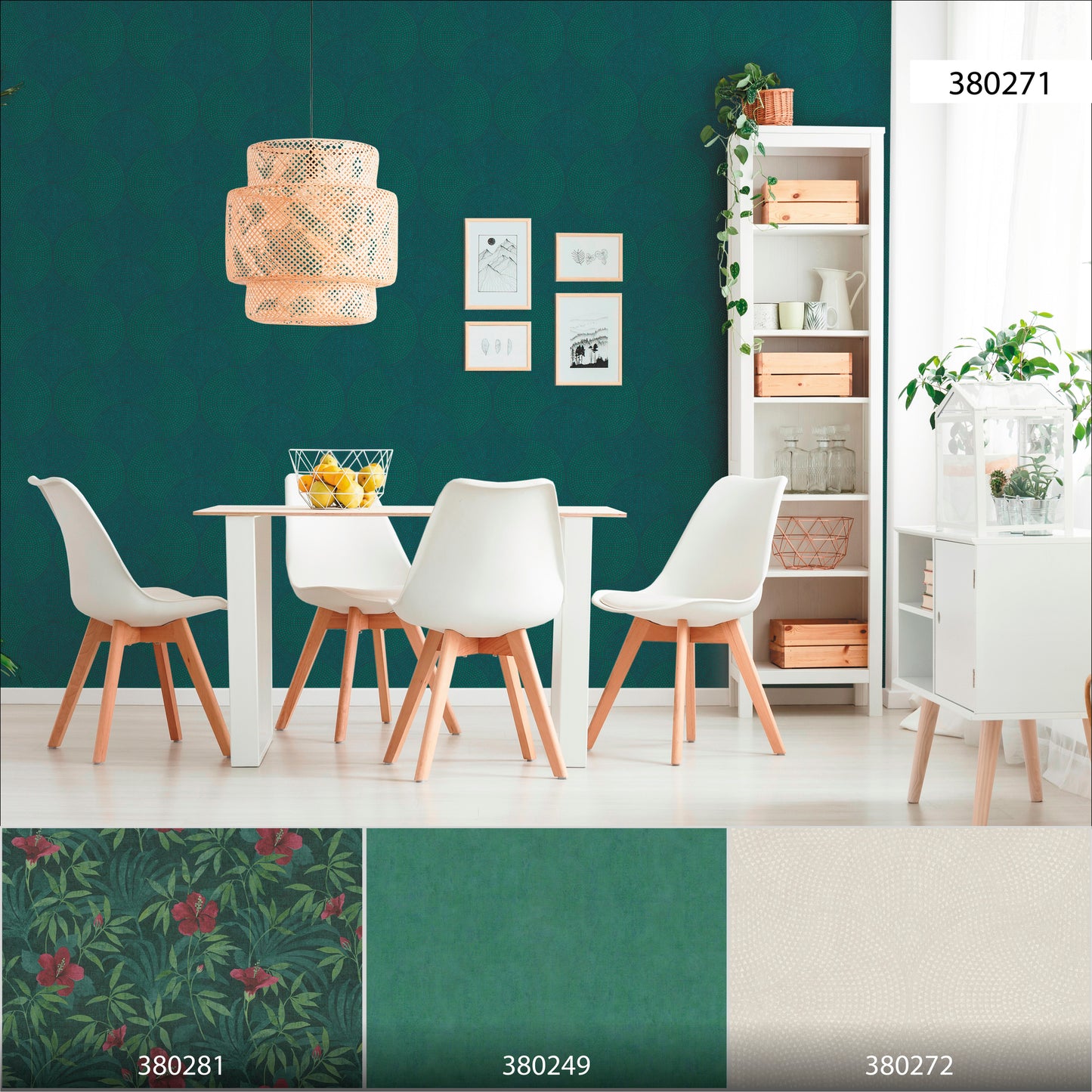 A.S. Création Art Deco Tapete Blau 380271 Wandtapete Vliestapete Grafik Vinyl