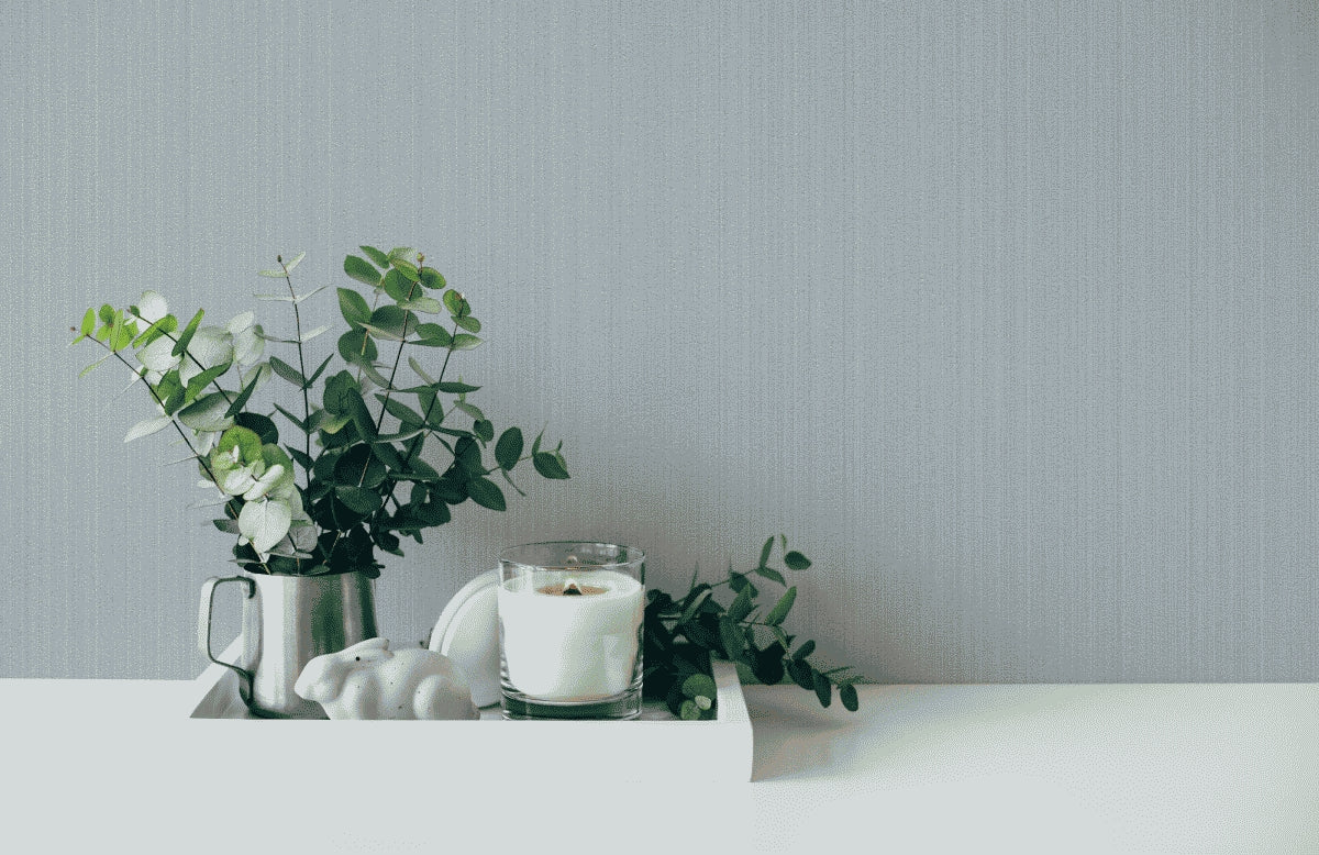 A.S. Création Unitapete Uni einfarbig Grau 380985 Tapete Mata Hari Wandtapete