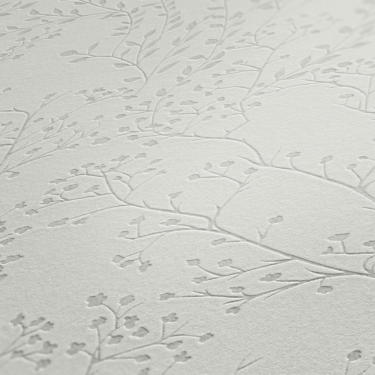 A.S. Création Blumentapete Blumen floral Grau 381004 Trendwall 2 Wandtapete