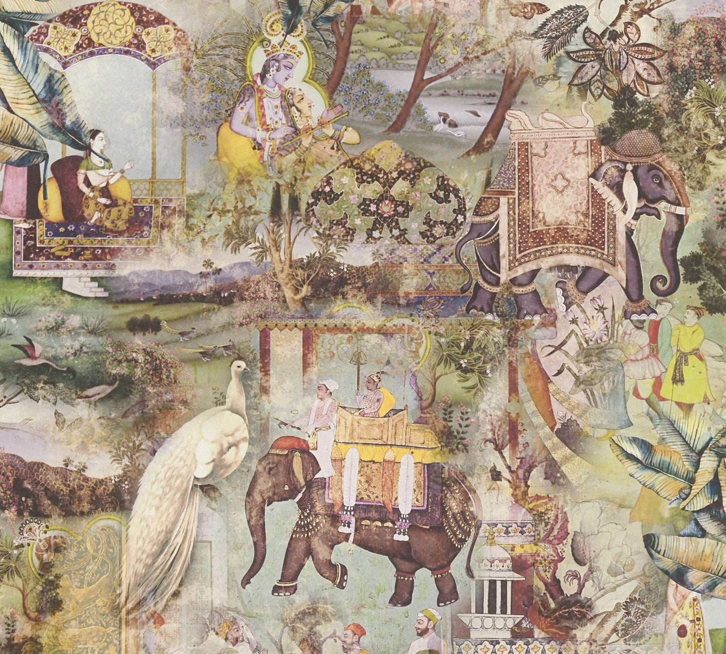 A.S. Création Orientalisch Grün 381734 Wandtapete Vlies Vlies Rolle Tapete