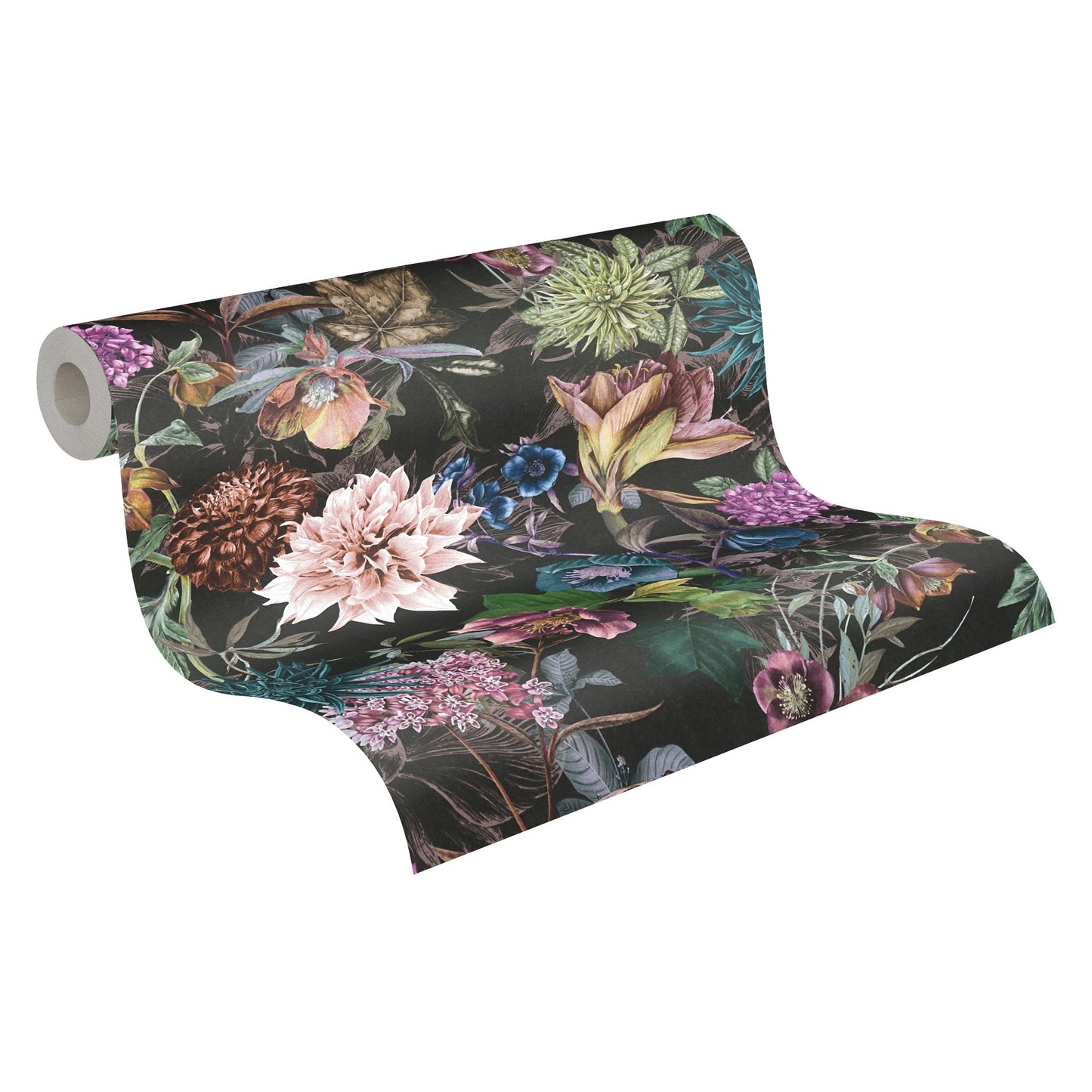 A.S. Création Blumenoptik Schwarz 381757 Wandtapete Vlies Vlies Rolle Tapete