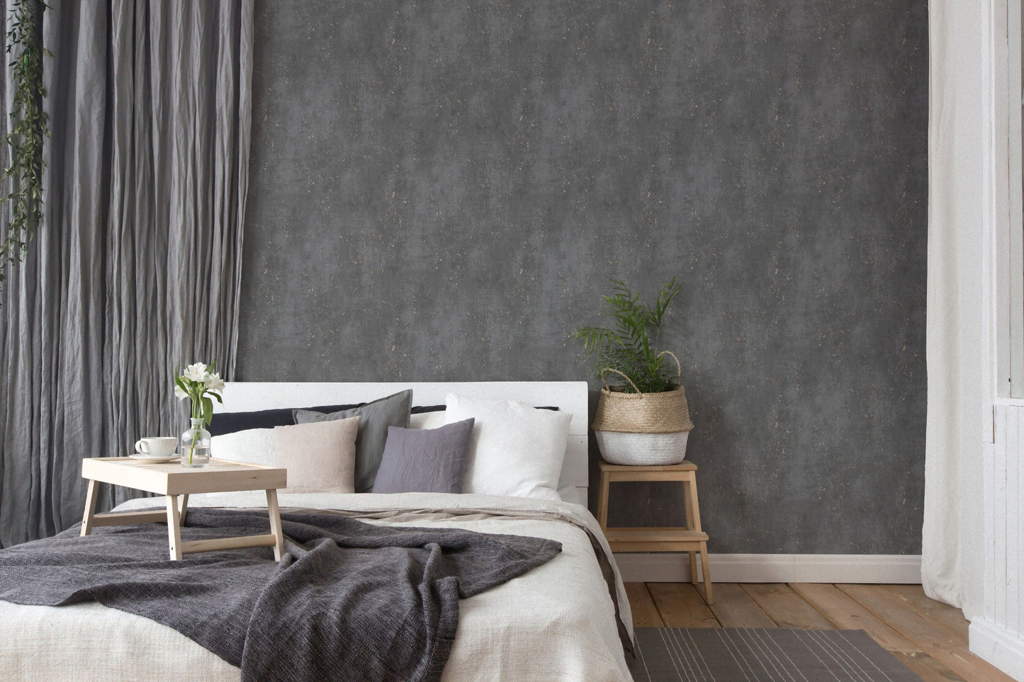 A.S. Création Betonoptik Grau 381951 Wandtapete Vlies Vinyl Tapete Titanium 3