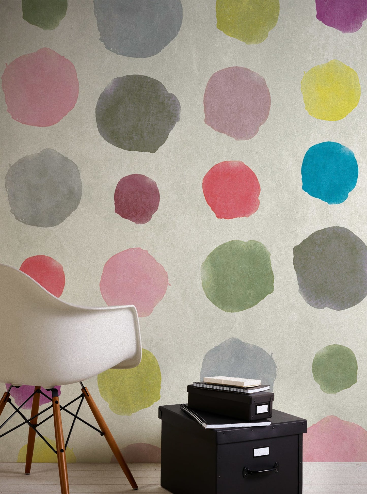 A.S. Création Kreise Bunt 382941 Wandtapete Vlies Vlies Rolle Tapete The Wall