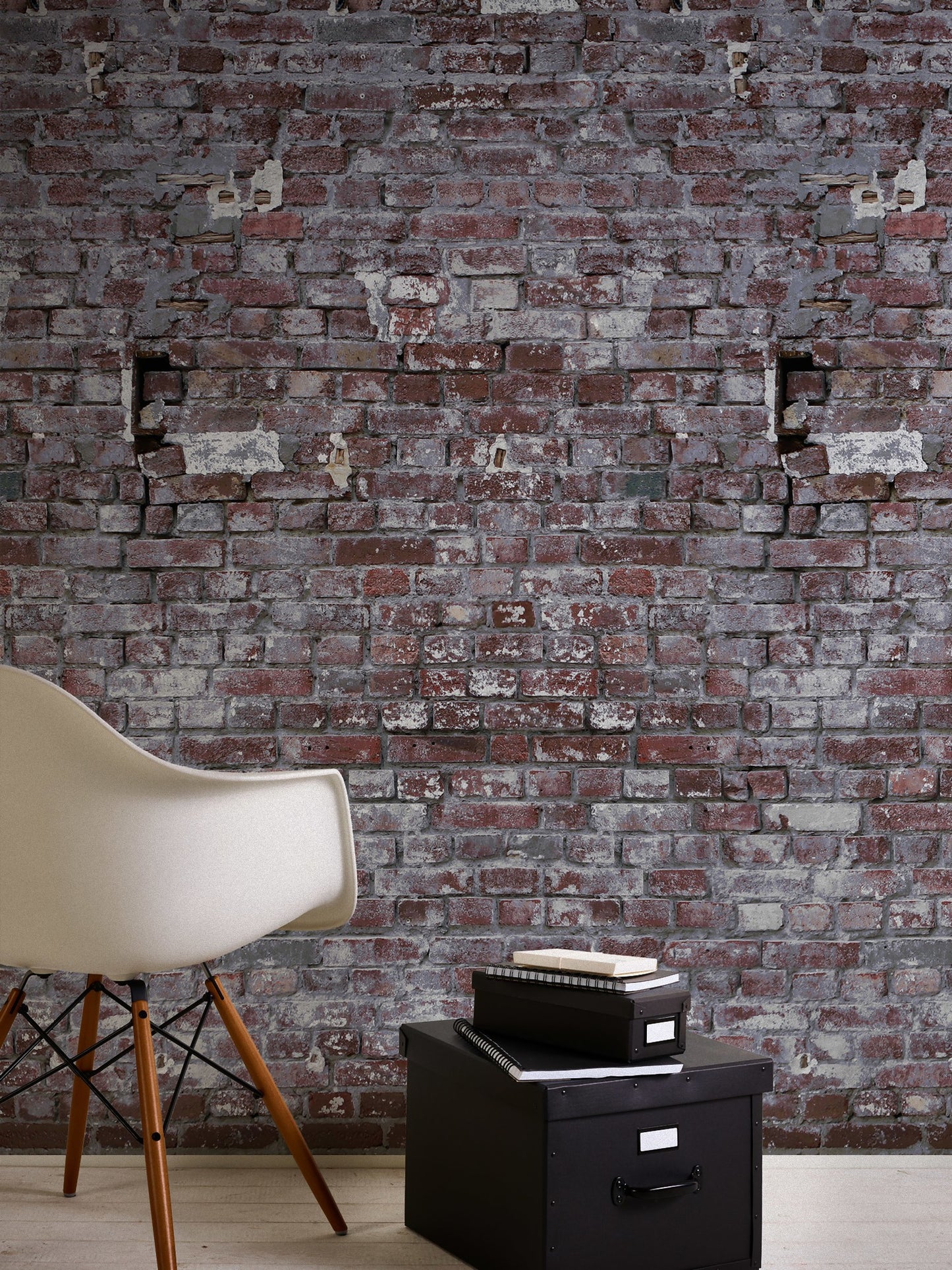 A.S. Création Steinoptik Rot 383371 Wandtapete Vlies Vlies Rolle Tapete The Wall