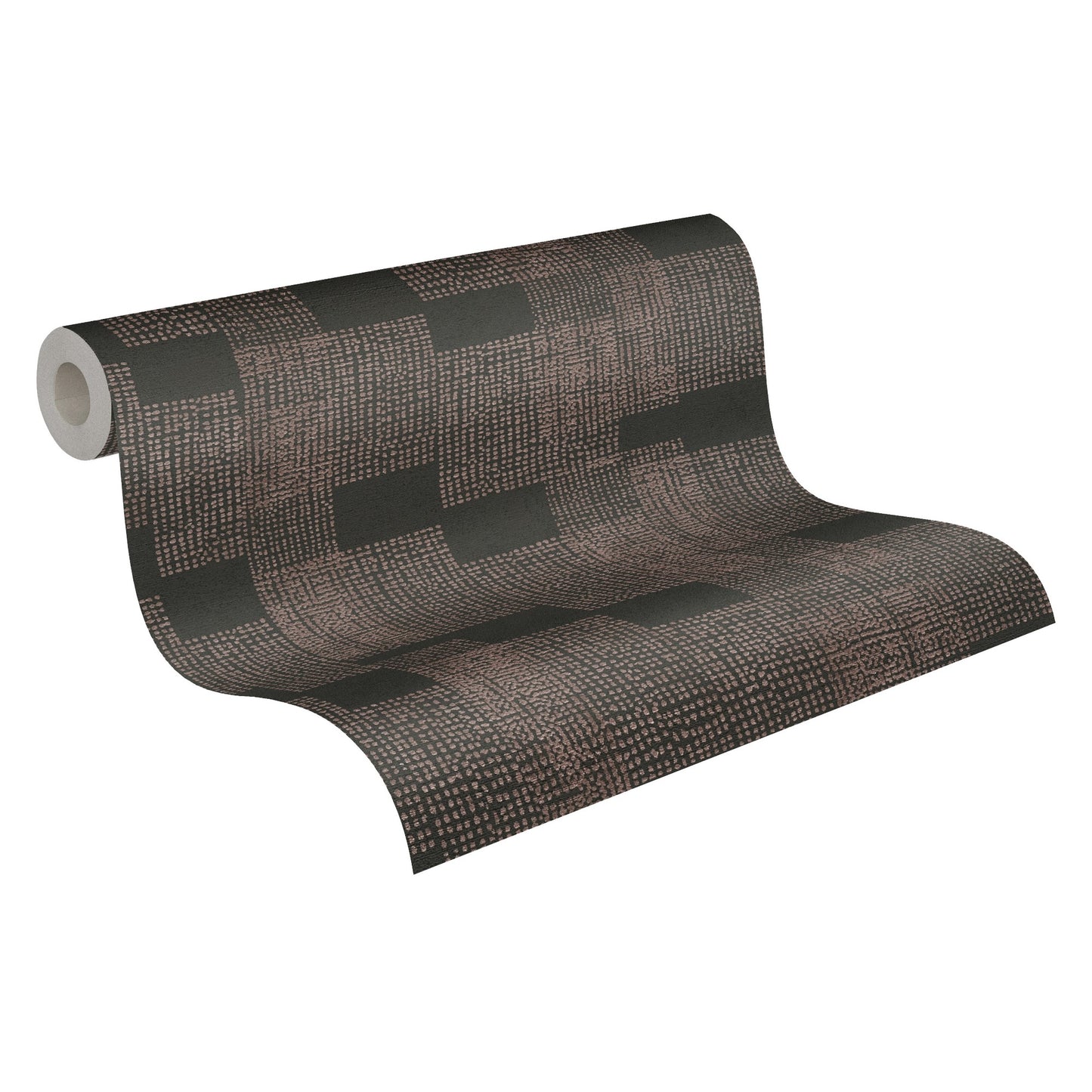 A.S. Création Geometrisch Bronze 385252 Wandtapete Vlies Satin Rolle Tapete