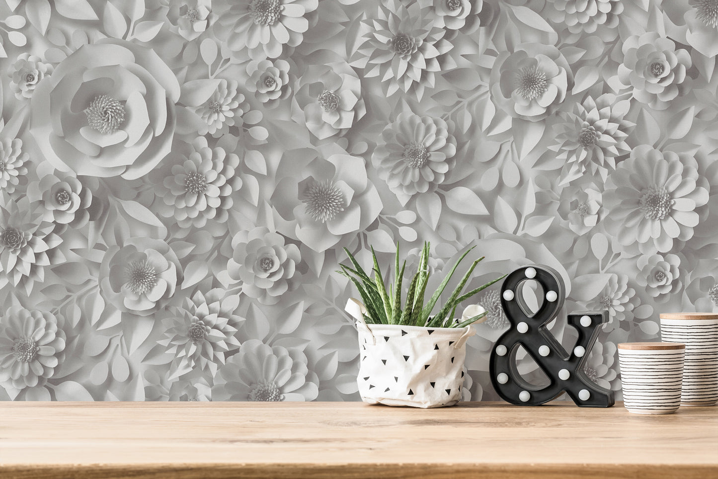 A.S. Création Tapete PintWalls 387181 Blumentapete 3D Blumen Landhaus floral