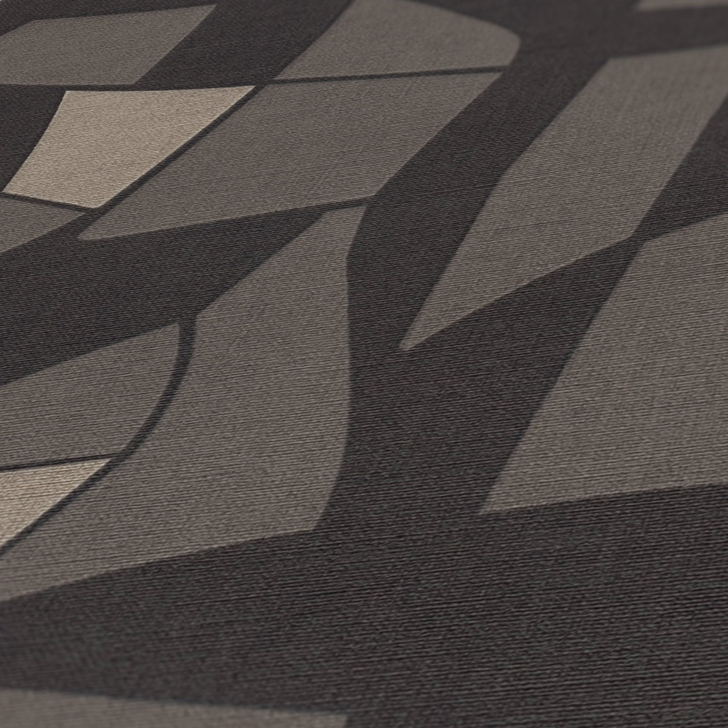 A.S. Création Tapete Antigua 390934 Schwarz Satin Wandtapete Grafiktapete matt