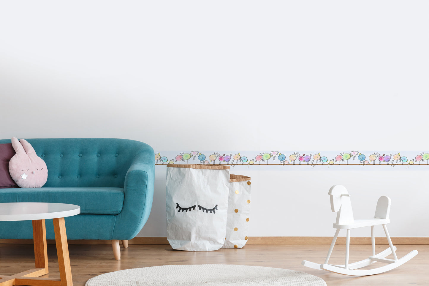 A.S. Création Kinderzimmer Bordüre Bunt 403724 selbstklebend Borte Tapete Kind