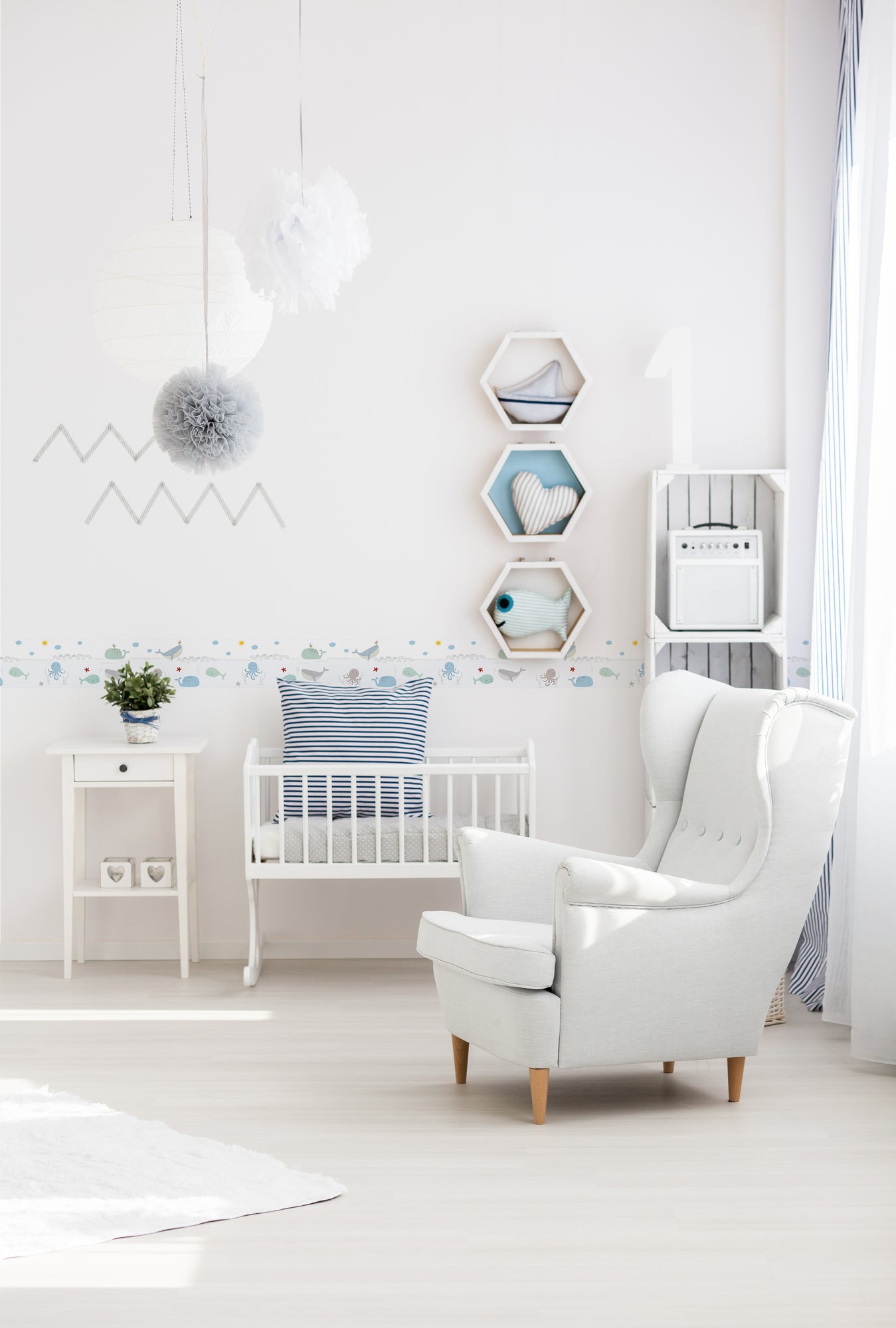 A.S. Création Kinderzimmer Bordüre maritim 403759 selbstklebend Borte Tapete