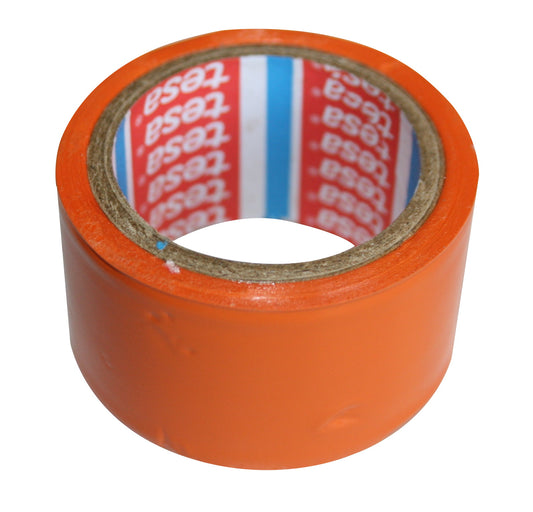 tesa® PVC Putzband UV Malerkrepp Abklebeband 30mm x 5m Orange Glatt Winterband