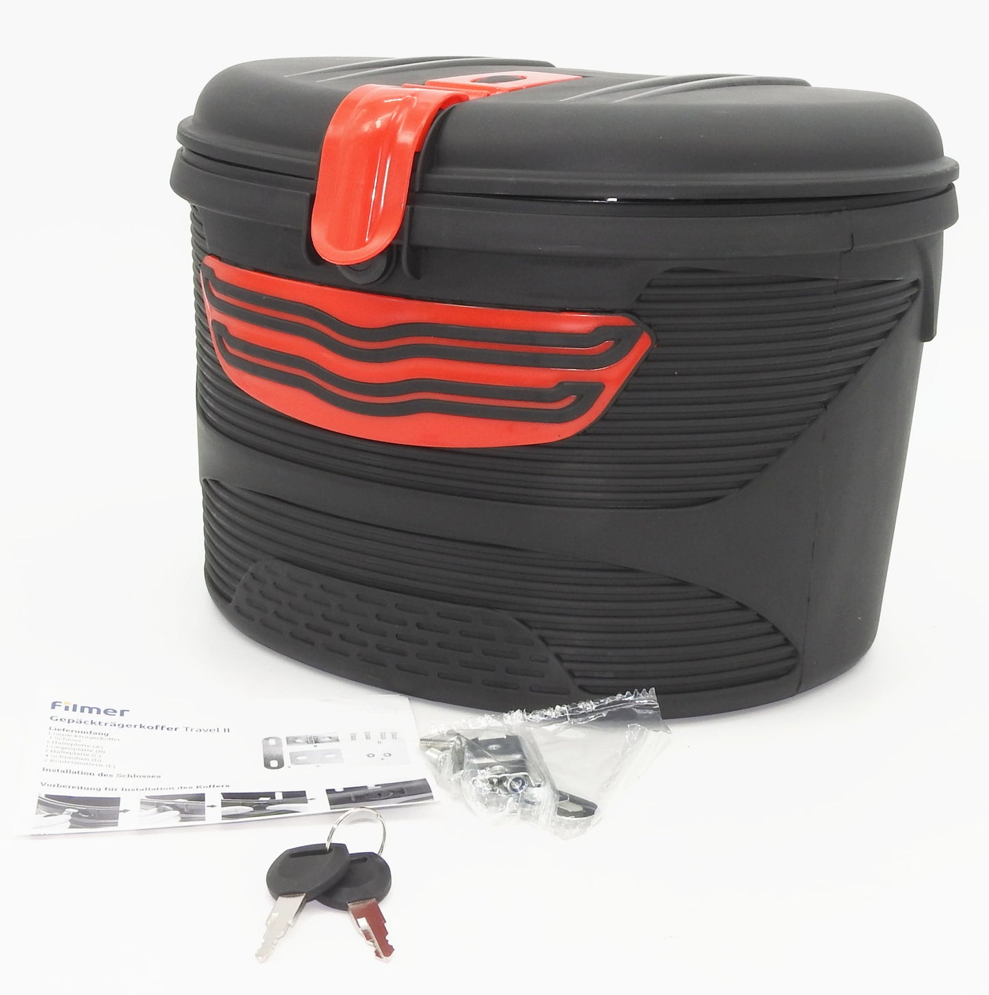 Fahrrad Koffer 20L Gepäckträgerkoffer Gepäckträger Fahrradkorb Helm Korb Topcase