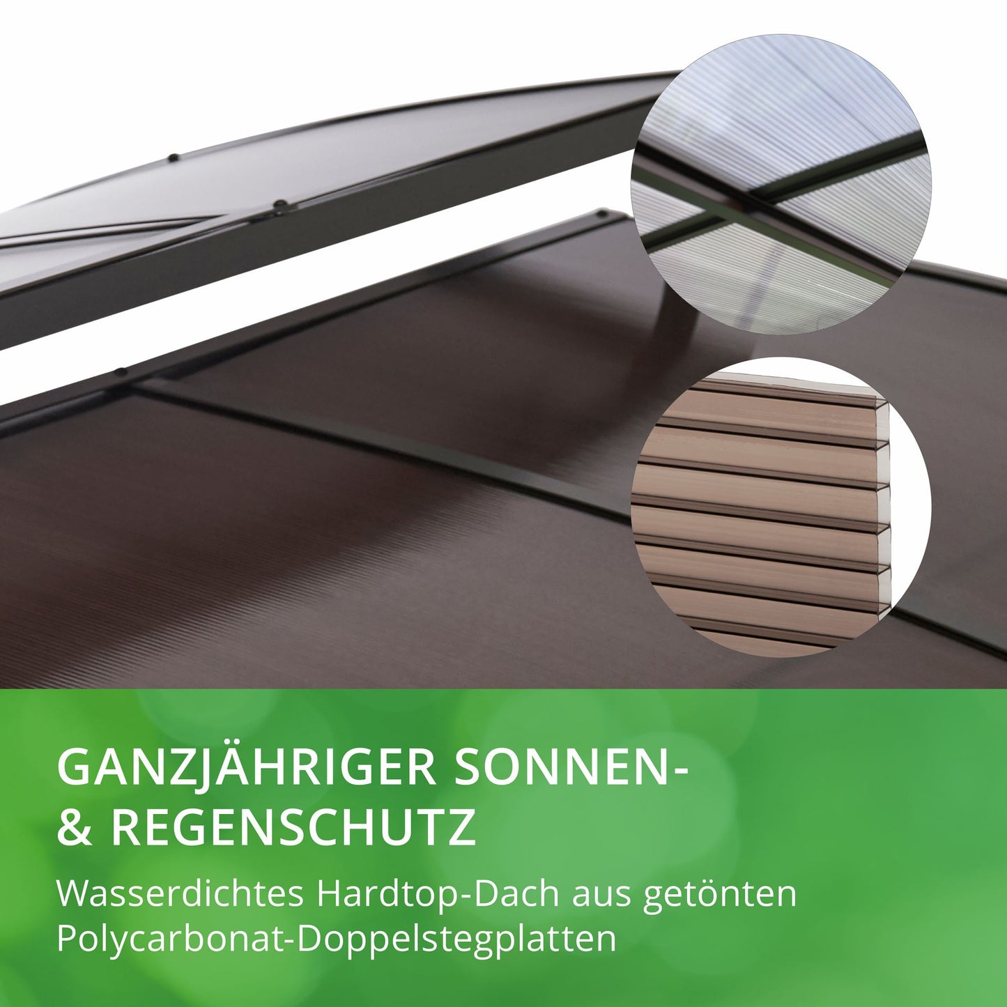 Leco Profi Grillpavillon Pavillon Garten Terrasse Grill Überdachung mit Ablagen