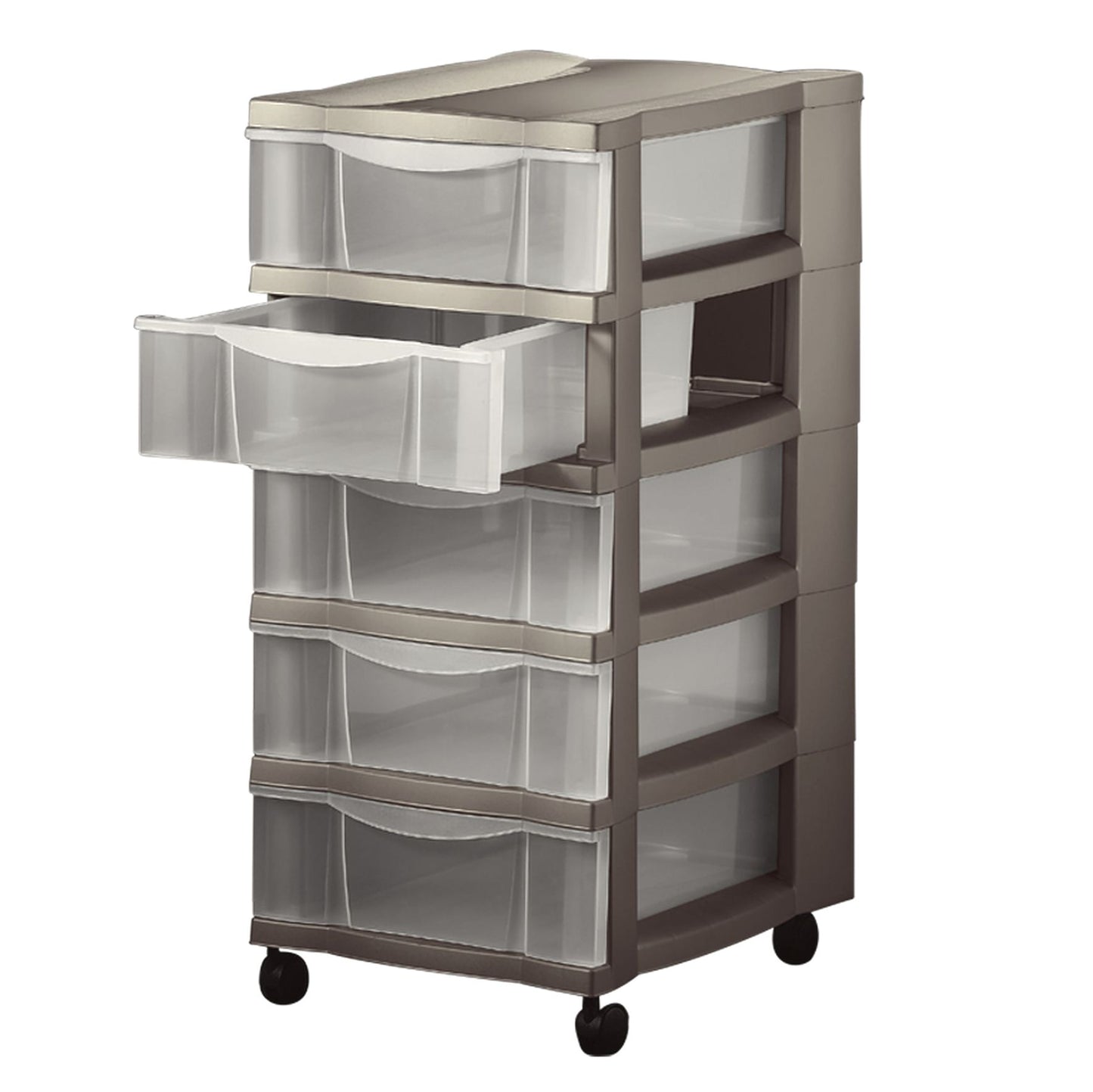 Rollwagen 5 Schubladen Rollcontainer Allzweckwagen Rollen Küchenwagen Schrank