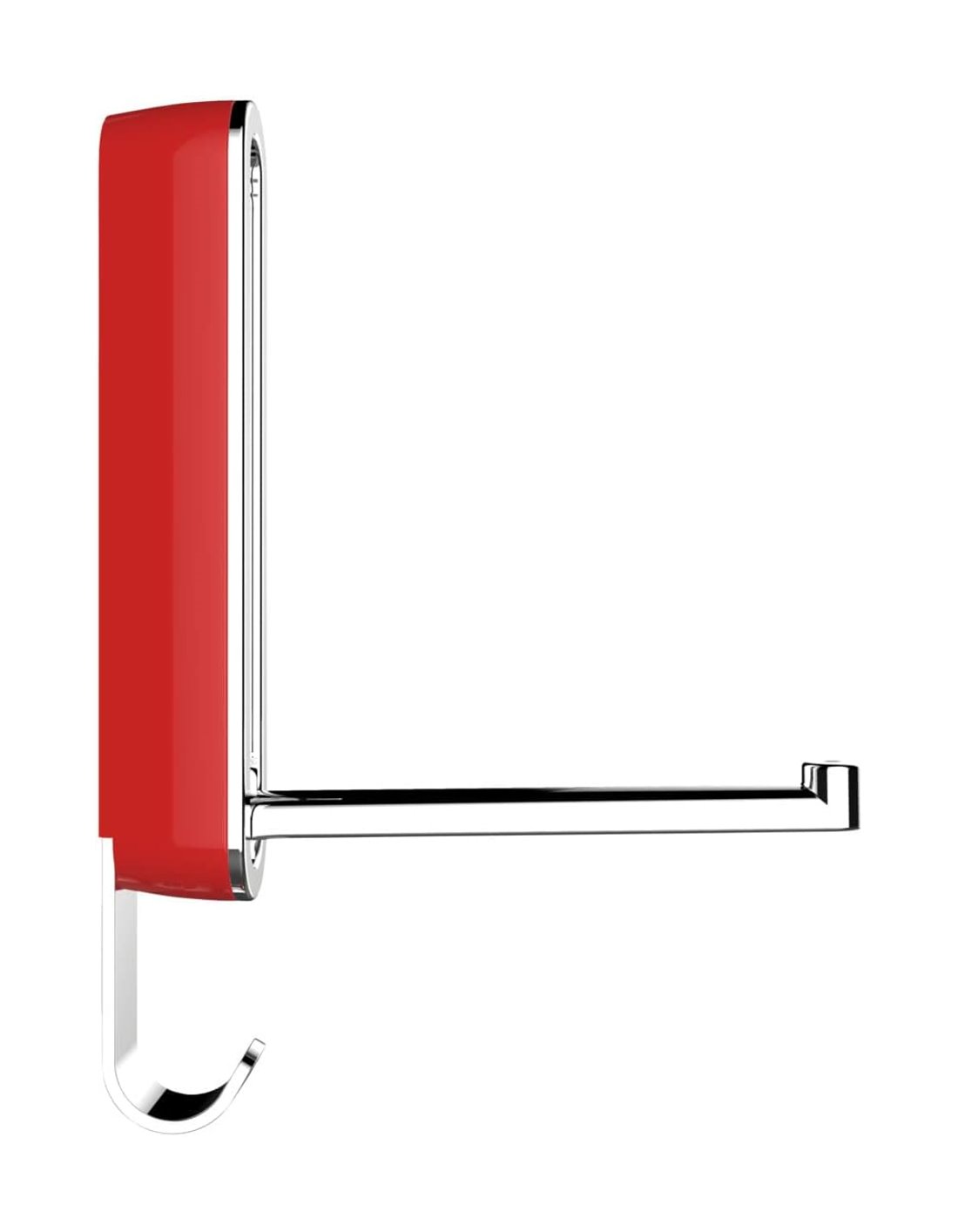 WENKO Klapphaken Premium Sigma rot Universal Haken Wandhalter Garderobe klappbar