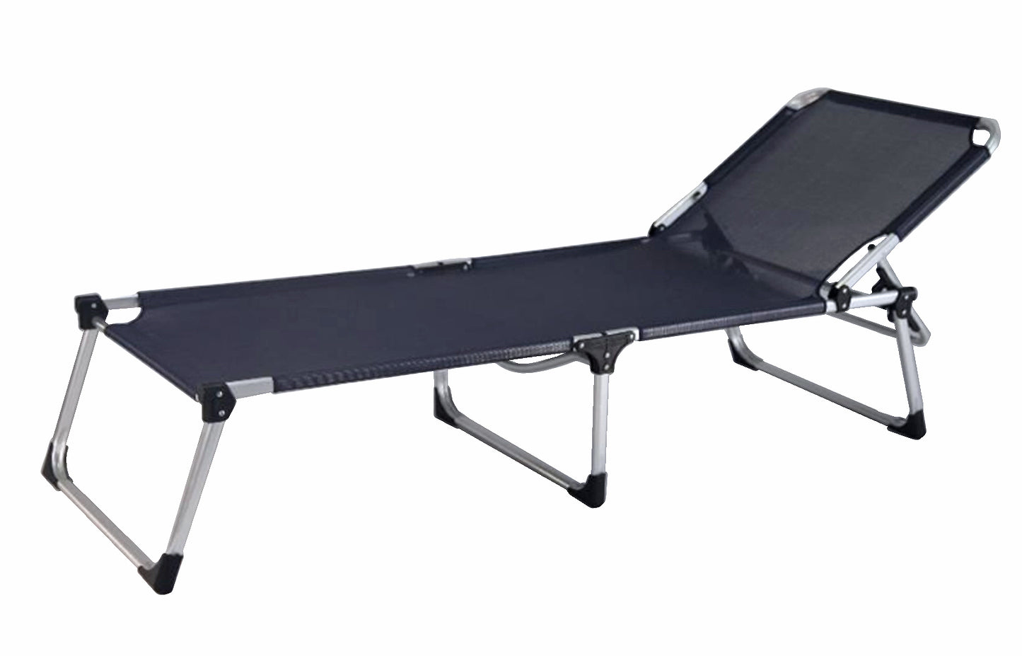 Alu XXL Sonnenliege ABACO grau Aluminium Metall Gartenliege Liege Liegestuhl