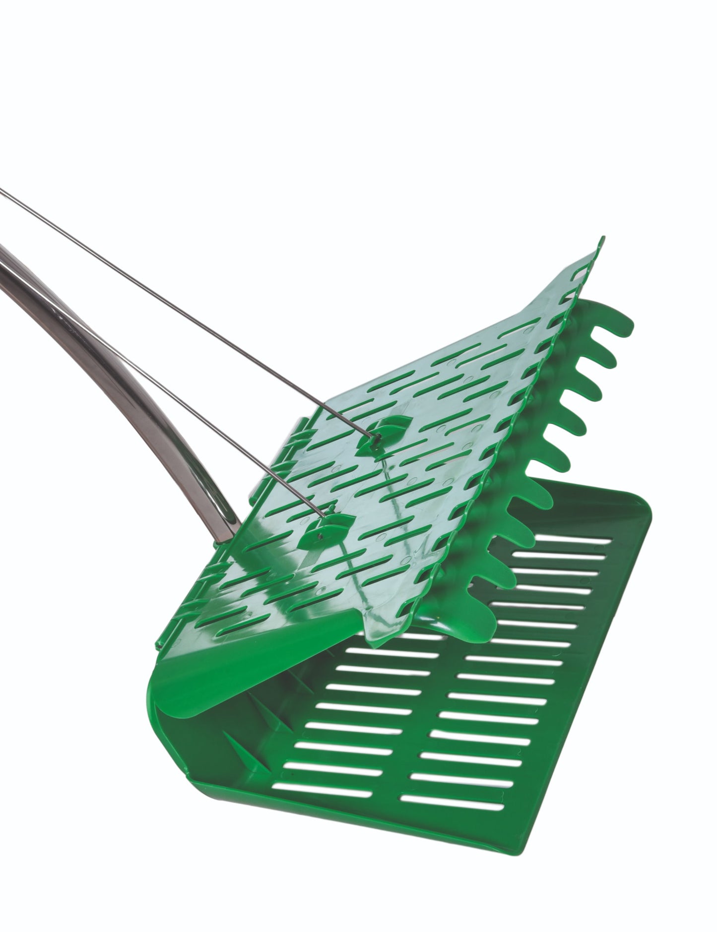 LAUBFIX Pro Laubbesen Laubrechen Laubharke Garten Harke Besen Laubsammler