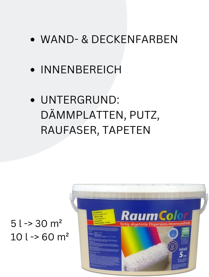 Wilckens 5l Raumcolor Pastellgrün Innenfarbe Wandfarbe hochdeckend matt Farbe