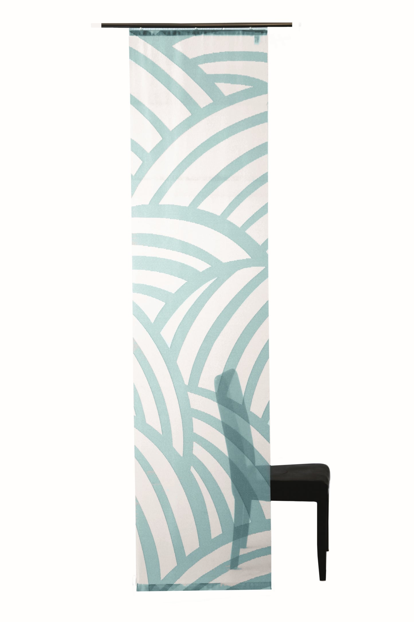 Homing Flächenvorhang Lukas 60x245cm petrol Vorhang Wohnzimmer Schlafzimmer