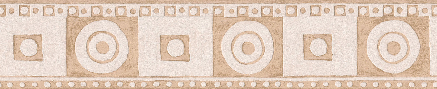 A.S. Création geometrisch Tapete Beige 543578 Wandtapete Vinyl Borte Bordüre