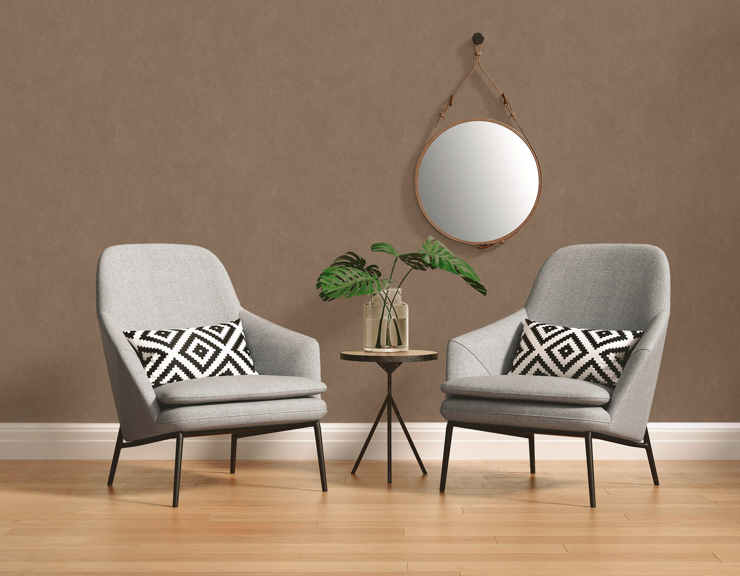 A.S. Création Unitapete Braun Vliestapete 562272 Wandtapete Tapete