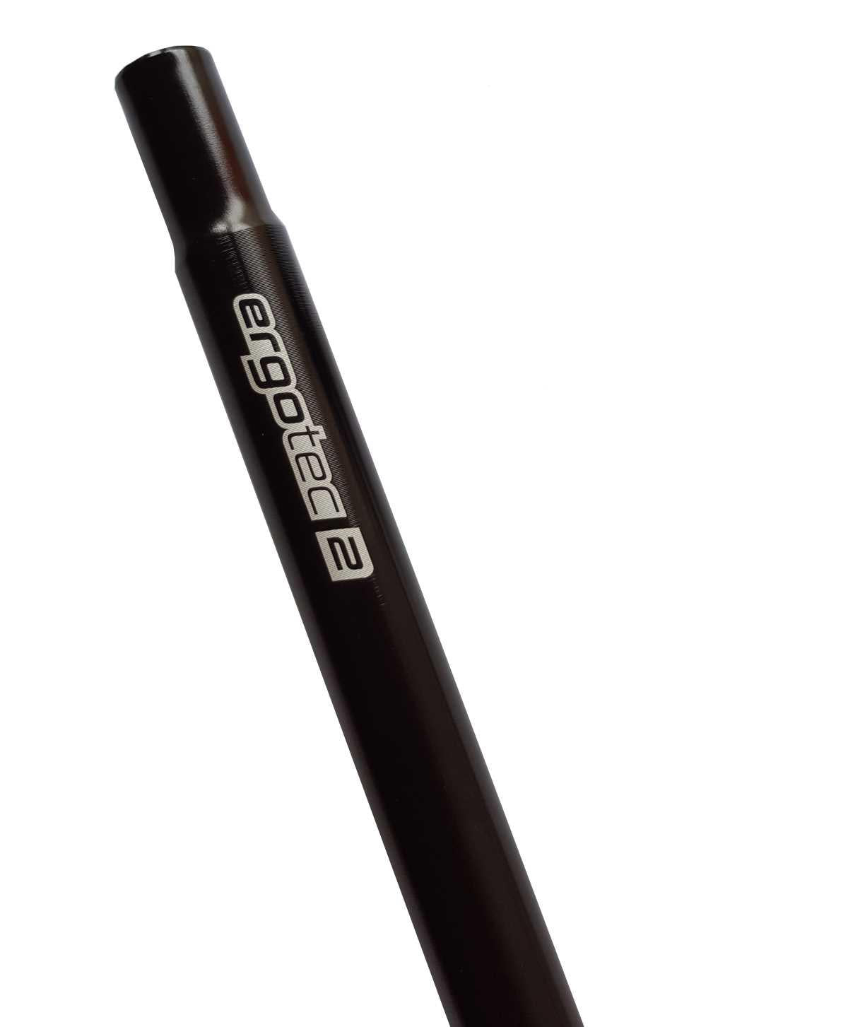 Ergotec Alu Sattelstütze lange Sattelstange silber o. schwarz 25,4mm bis 140 KG