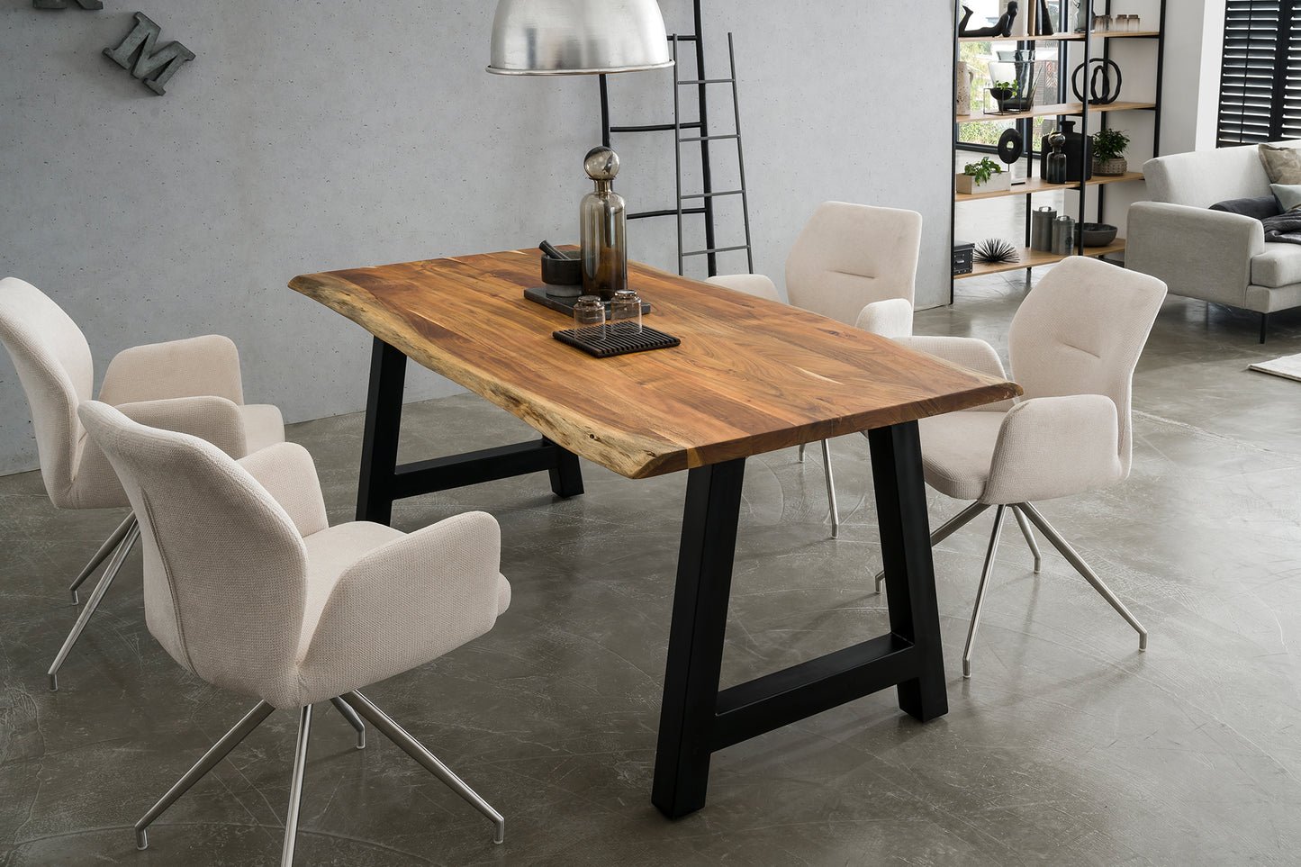 Esstisch Akazie 240x110 cm Esszimmertisch Küchentisch Tisch Holztisch