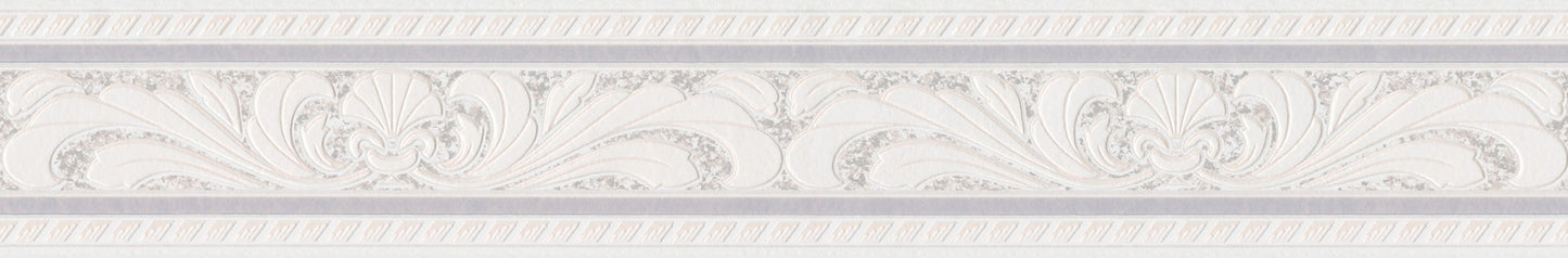 A.S. Création Barocktapete Barock Grau 681614 Wandtapete Rolle Borte Bordüre