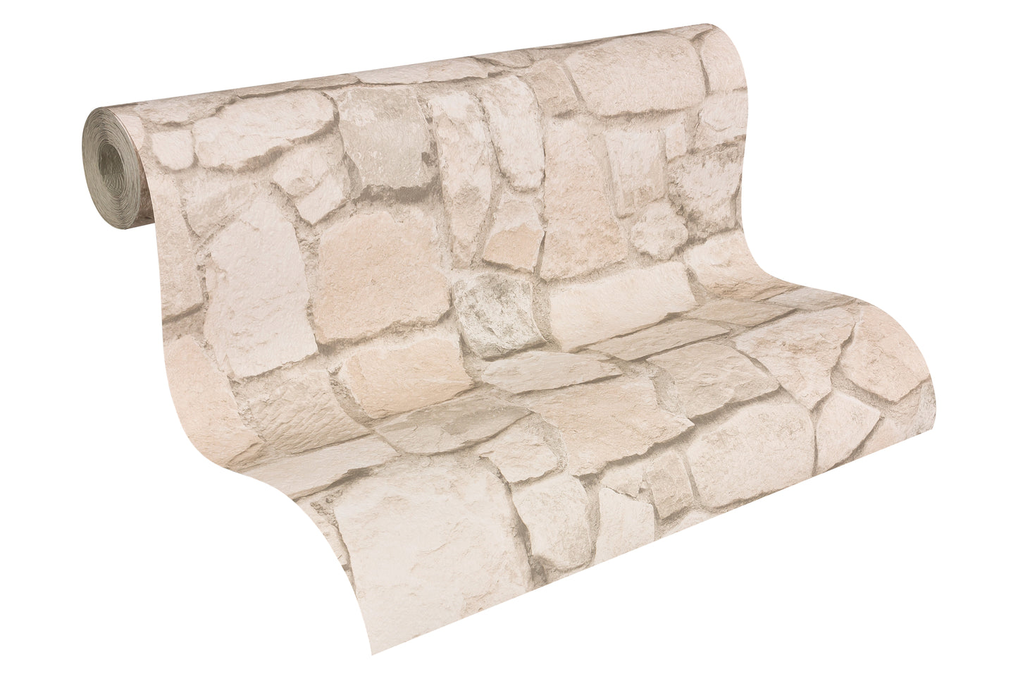 A.S. Création Steintapete Beige Papiertapete 692429 Wandtapete