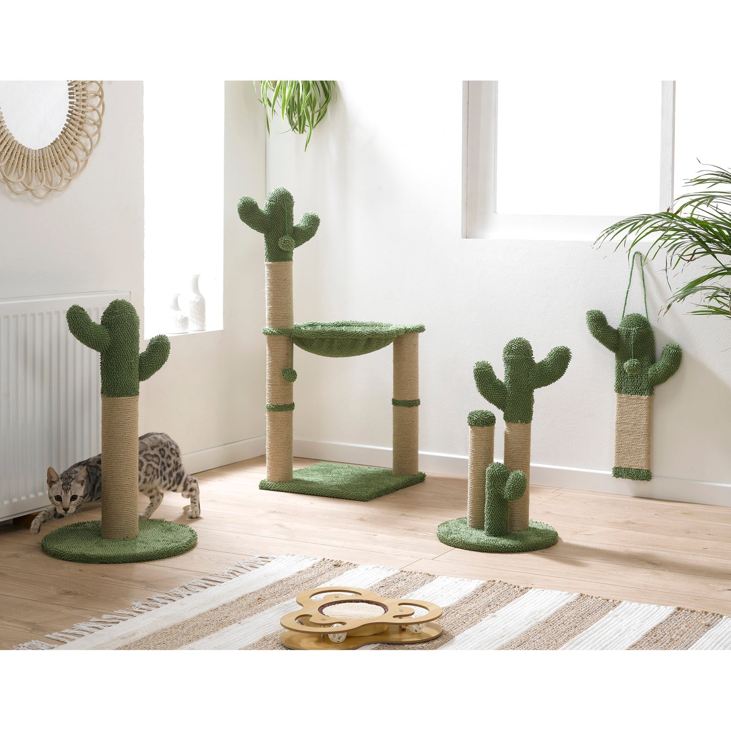 Kaktus Katzen Kratzbaum Kletterbaum Sisal Katzenkratzbaum Spielzeug Kratzstamm