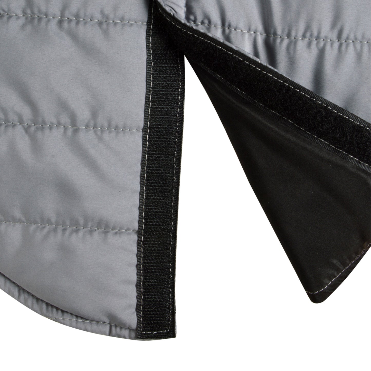 Hunde Mantel mit Geschirr Winterjacke Hundemantel Hundebekleidung Jacken grau