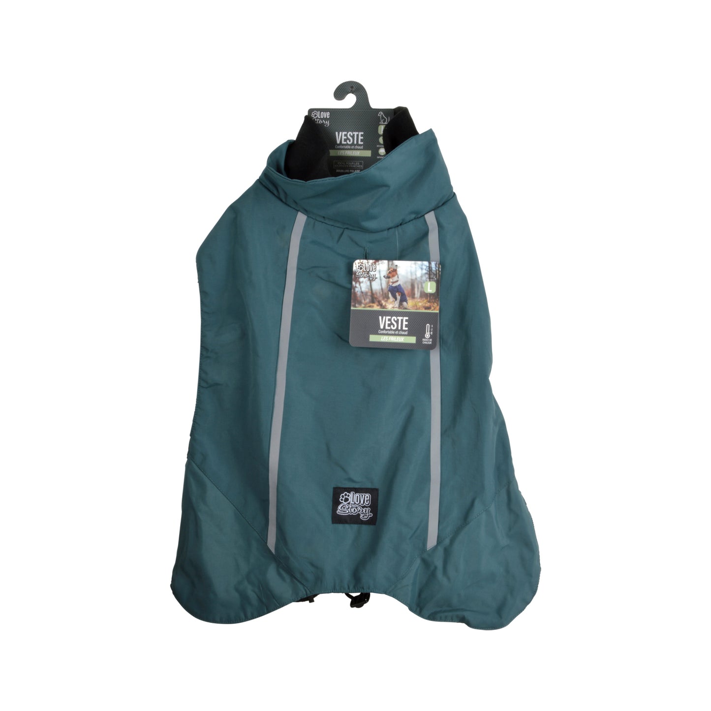 Hunde Regenjacke Winterjacke Hundemantel Hundebekleidung Fleece Jacke petrol