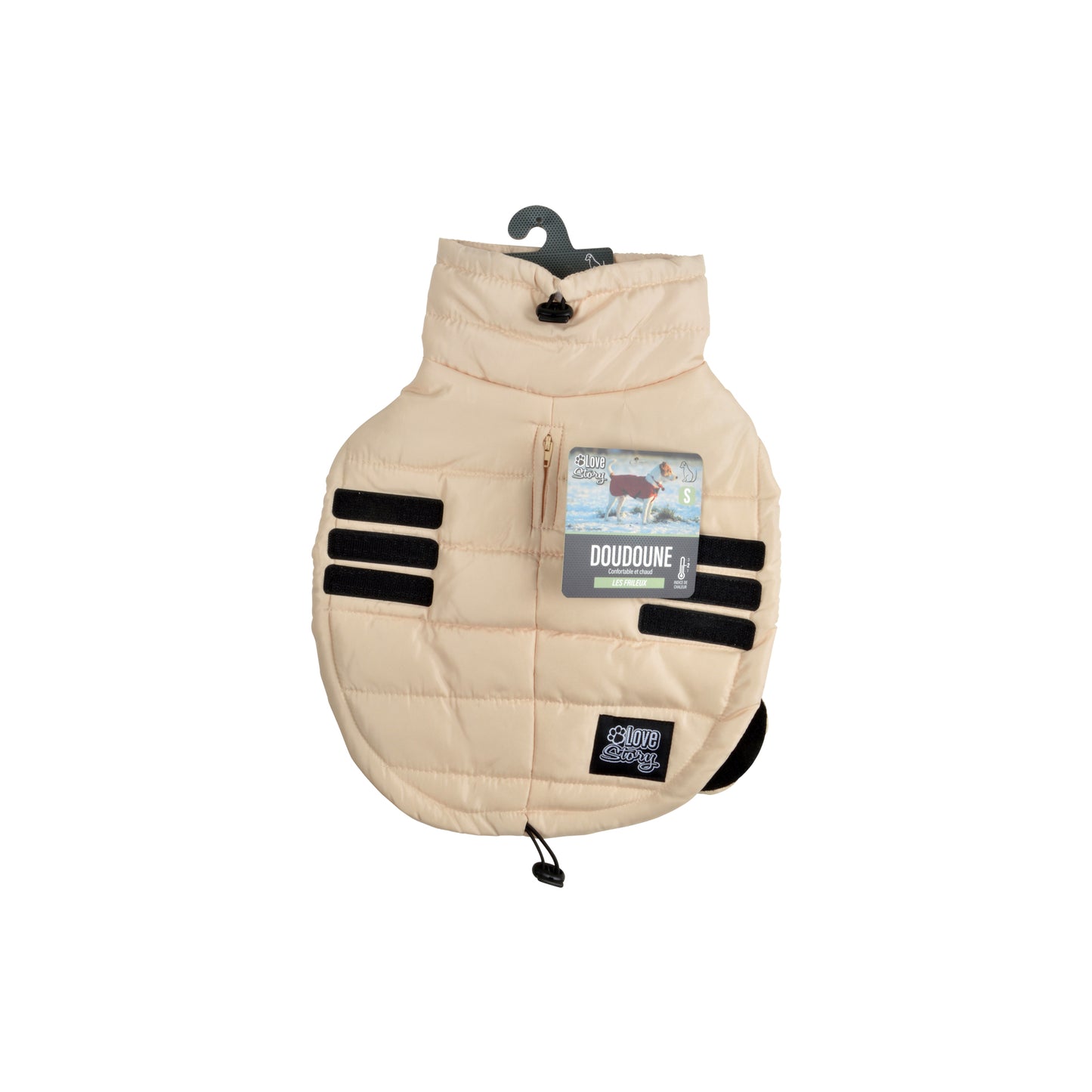 Hunde Mantel Jacke Winterjacke Hundemantel Hundebekleidung Winter Jacken beige